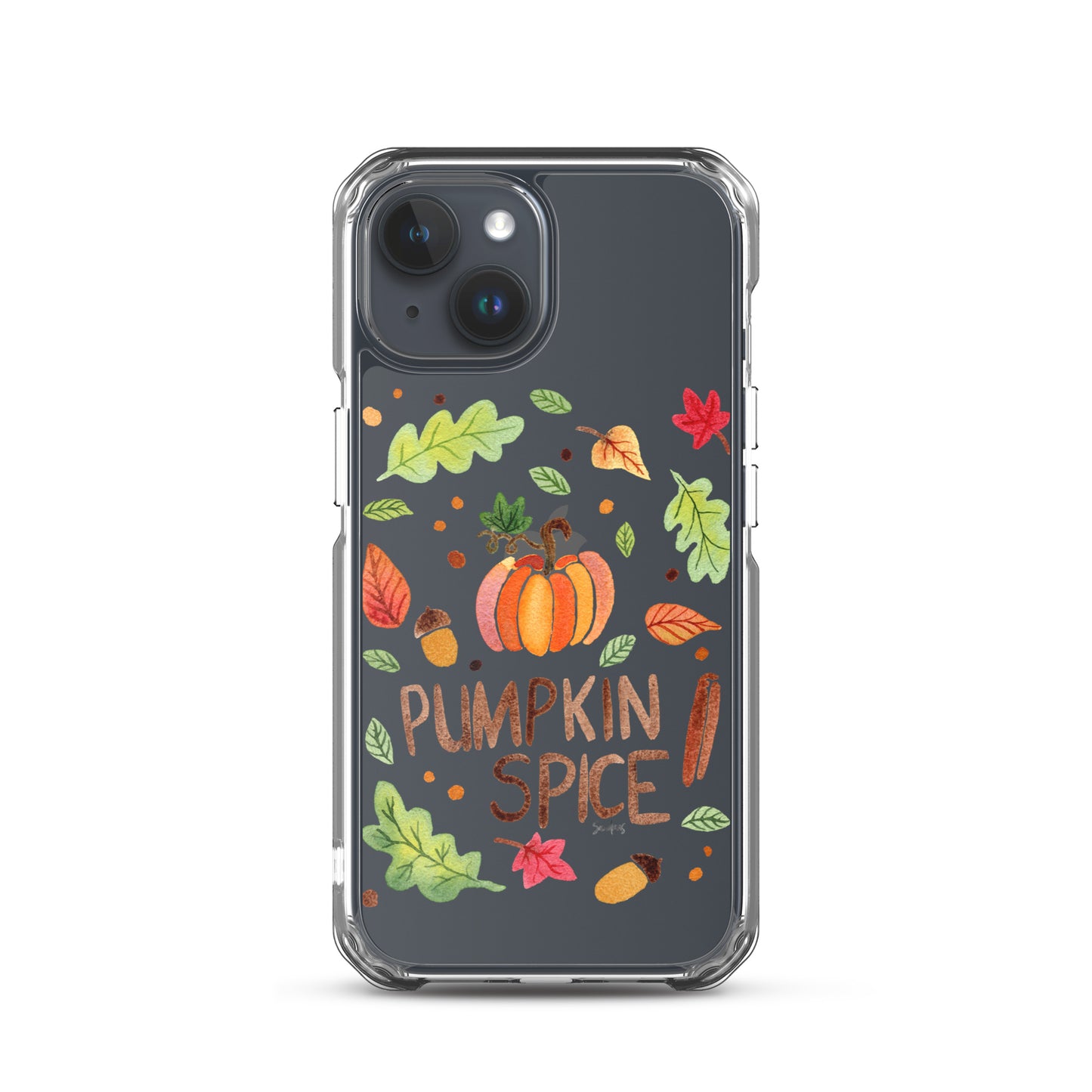 Clear Case for iPhone® - Pumpkin Spice 🎃🍂 - iPhone Case - SANDRAAS