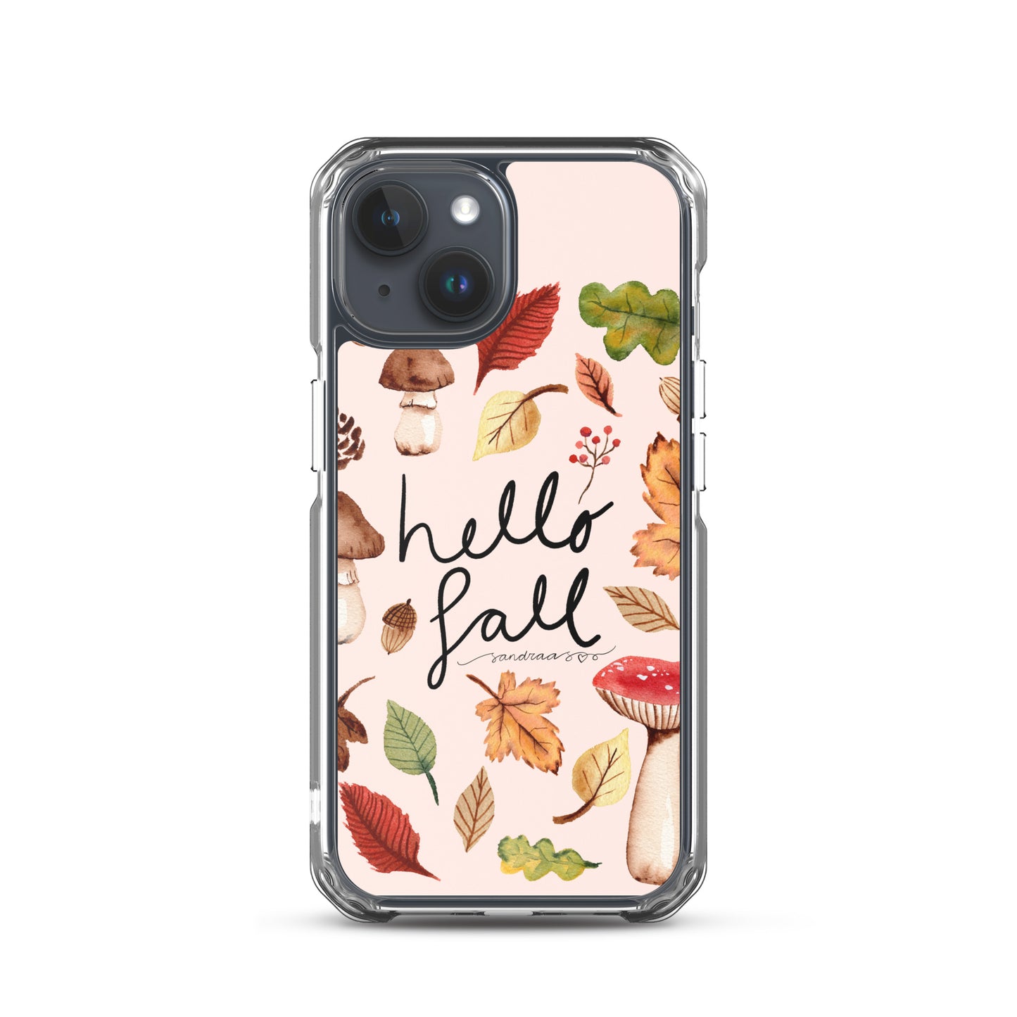 Clear iPhone® Case – Hello Fall 🍂📱 - iPhone Case - SANDRAAS