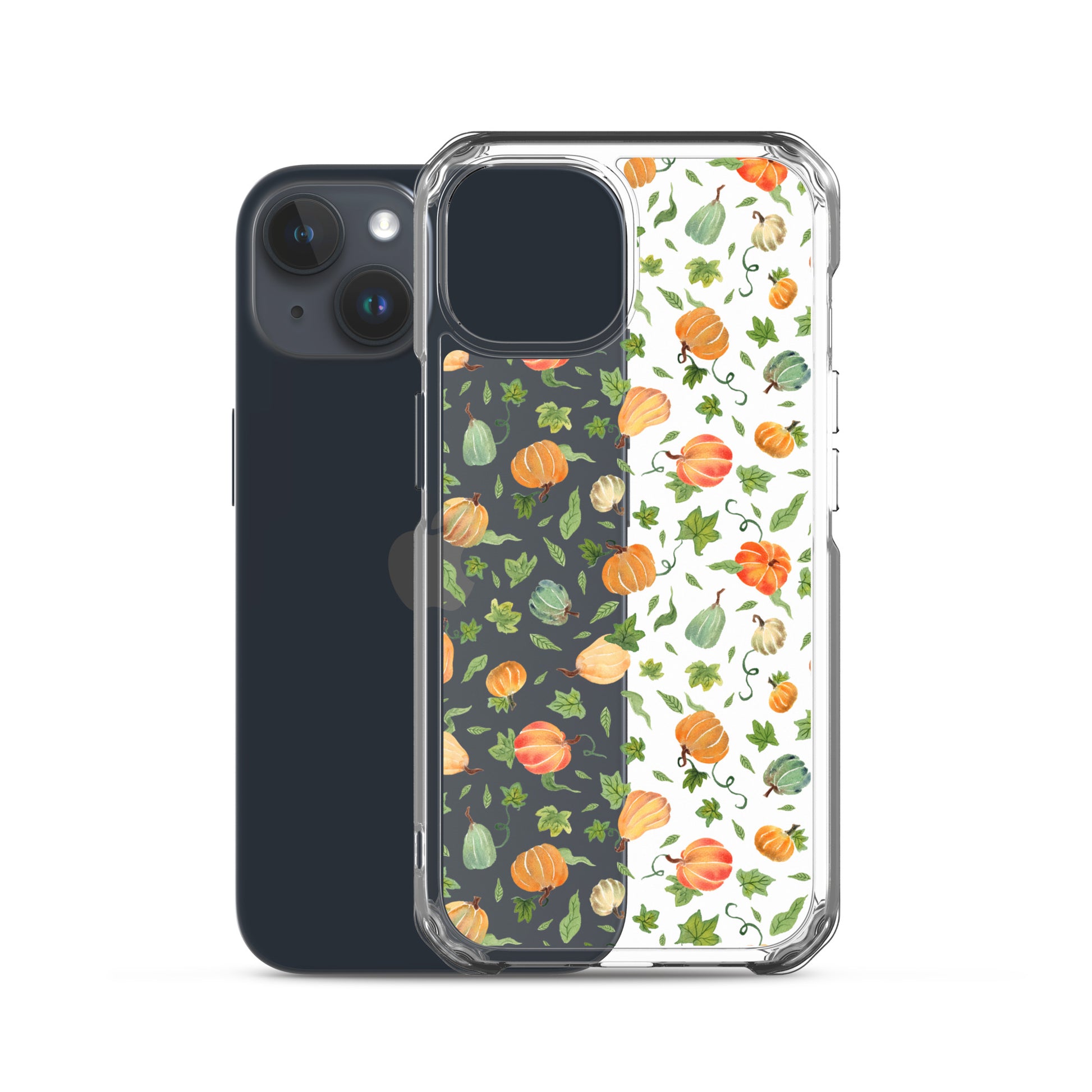 Clear Case for iPhone® - Pumpkins Pattern 🎃🍂 - iPhone Case - SANDRAAS