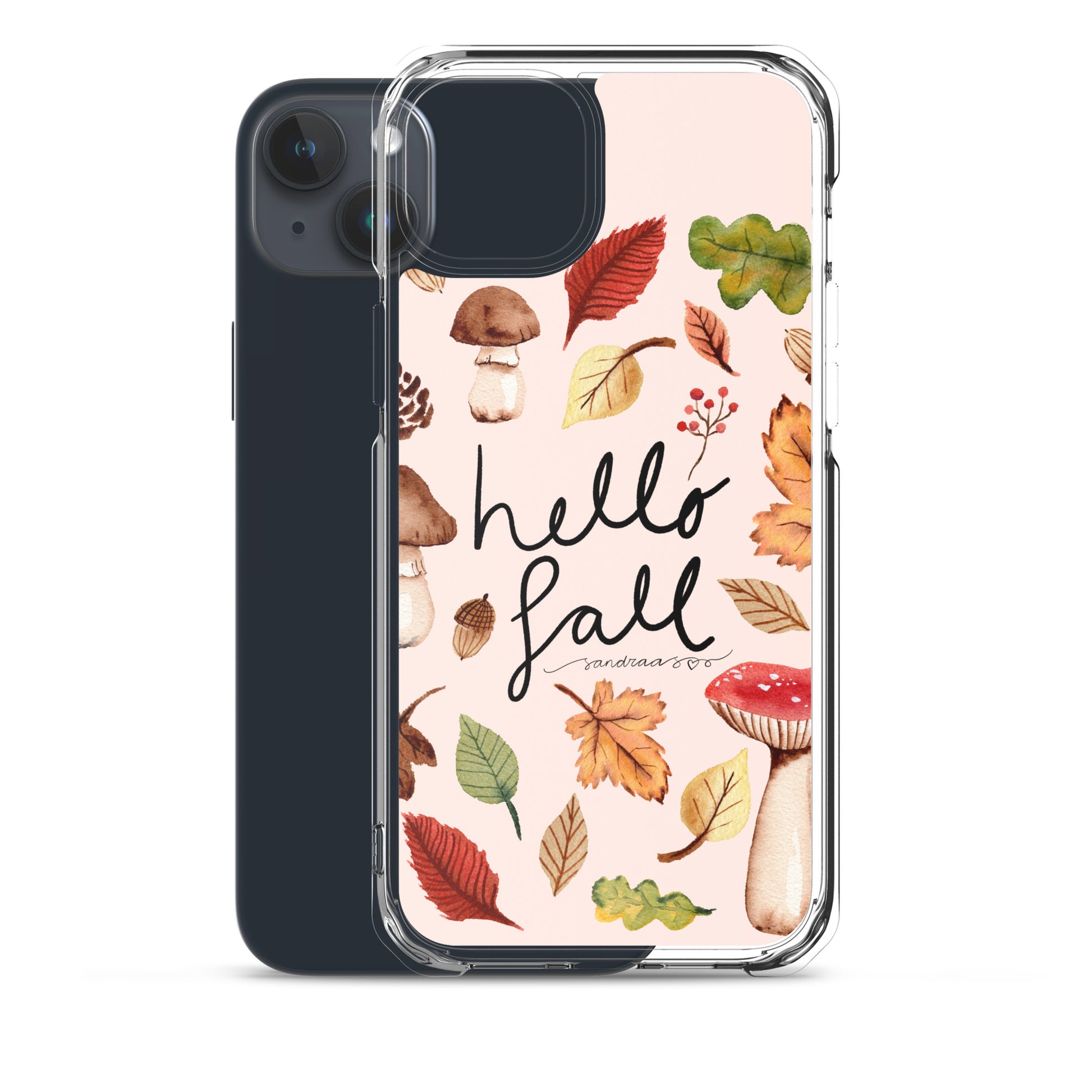 Clear iPhone® Case – Hello Fall 🍂📱 - iPhone Case - SANDRAAS