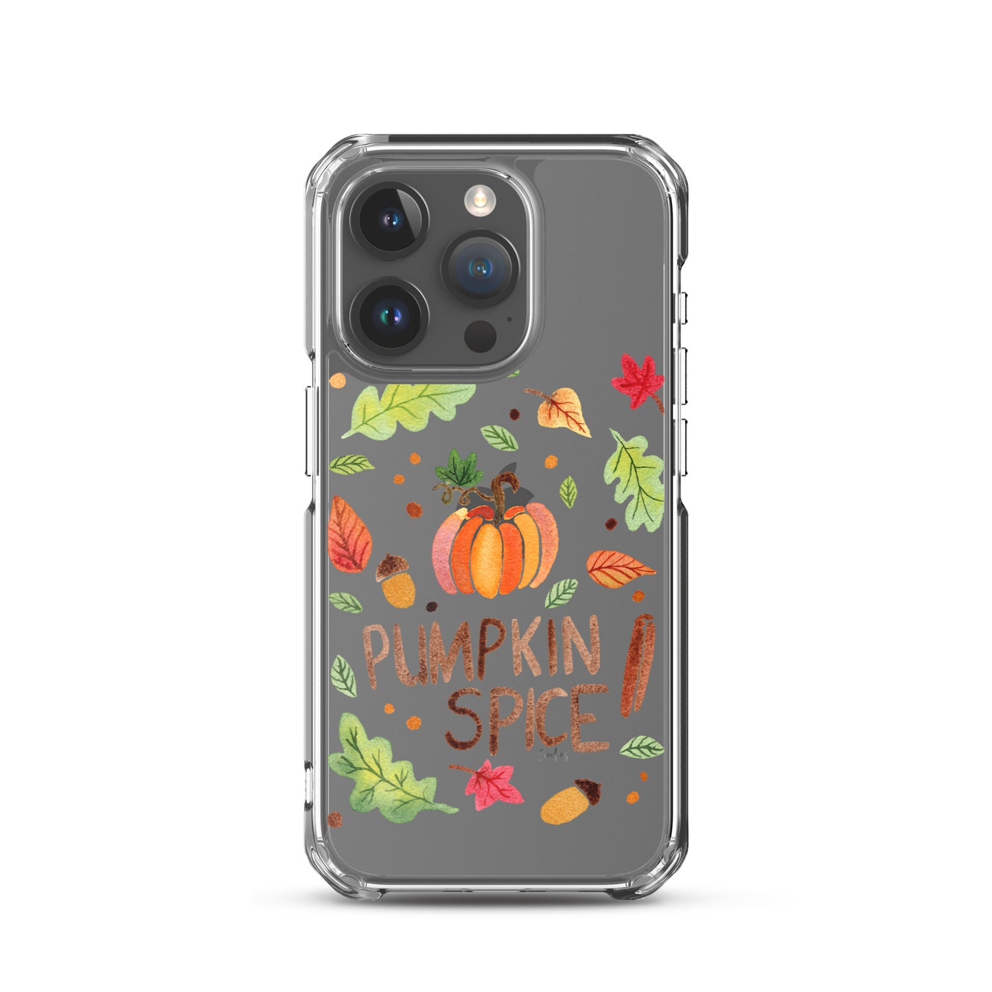Clear Case for iPhone® - Pumpkin Spice 🎃🍂 - iPhone Case - SANDRAAS