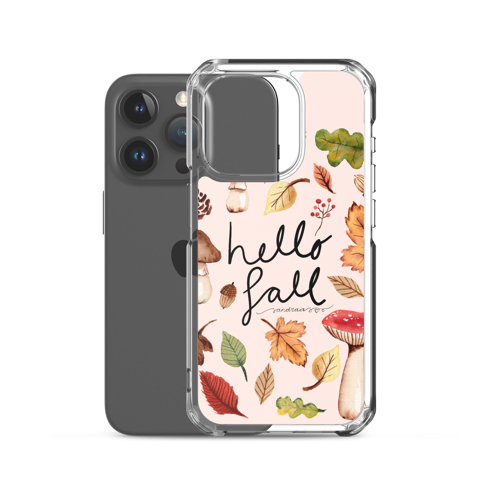 Clear iPhone® Case – Hello Fall 🍂📱 - iPhone Case - SANDRAAS