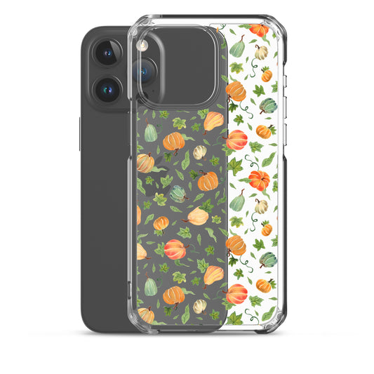 Clear Case for iPhone® - Pumpkins Pattern 🎃🍂 - iPhone Case - SANDRAAS