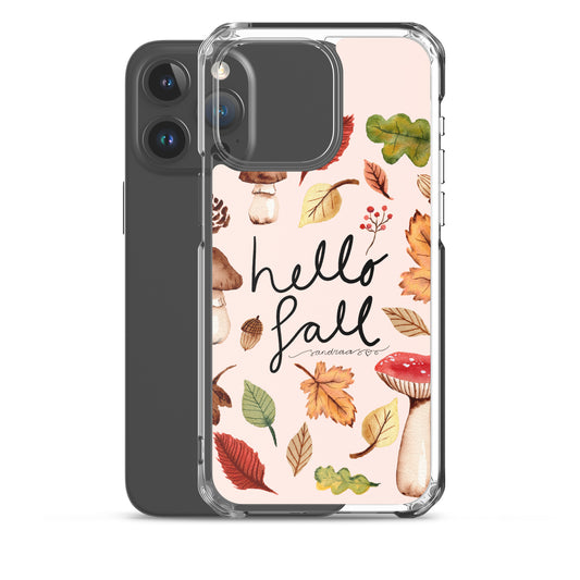 Clear iPhone® Case – Hello Fall 🍂📱 - iPhone Case - SANDRAAS