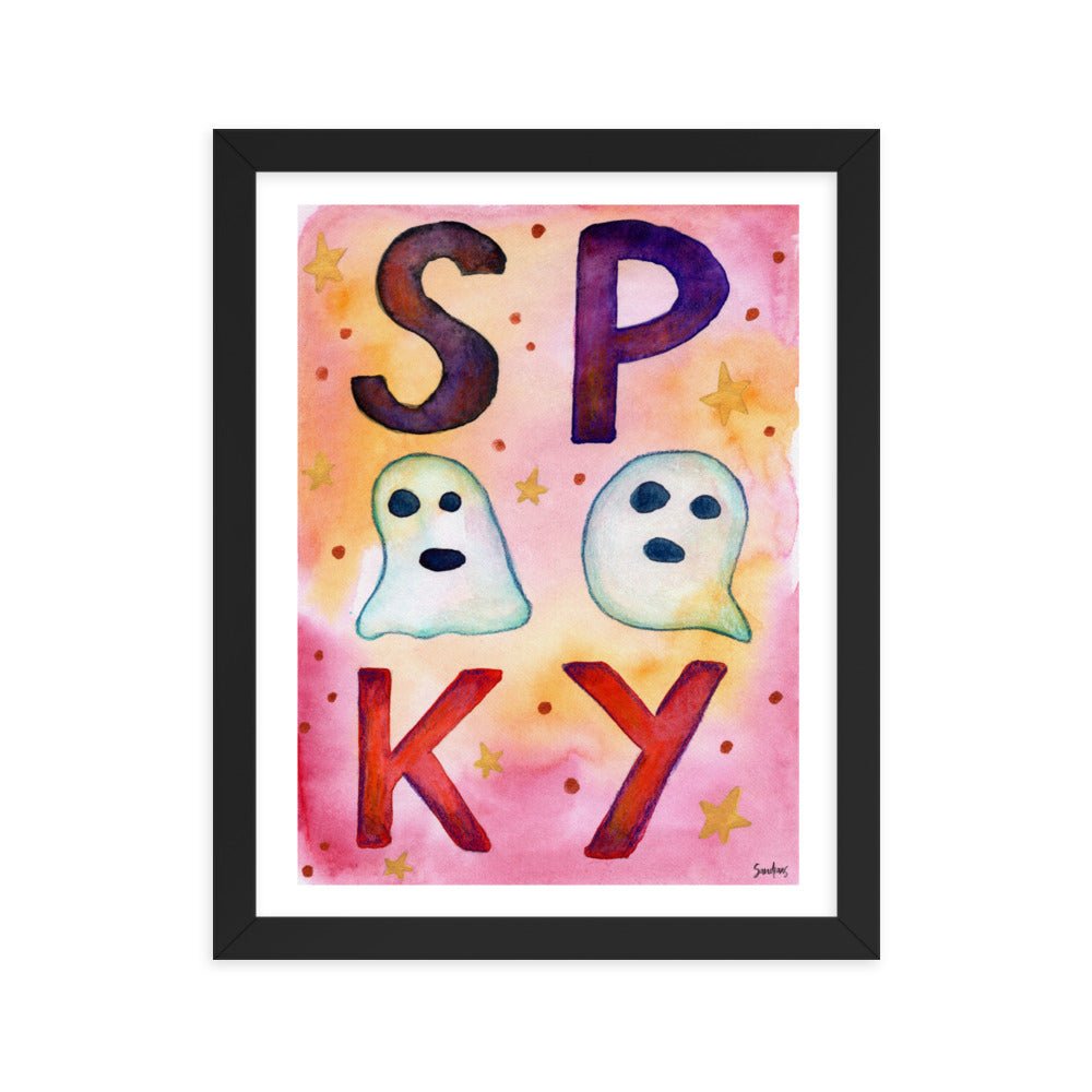 Framed Poster – Halloween "Spooky" 👻🎃 - SANDRAAS