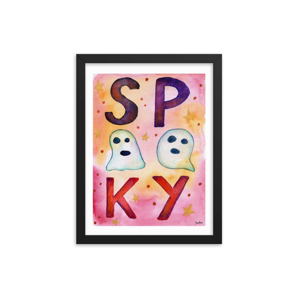 Framed Poster – Halloween "Spooky" 👻🎃 - SANDRAAS