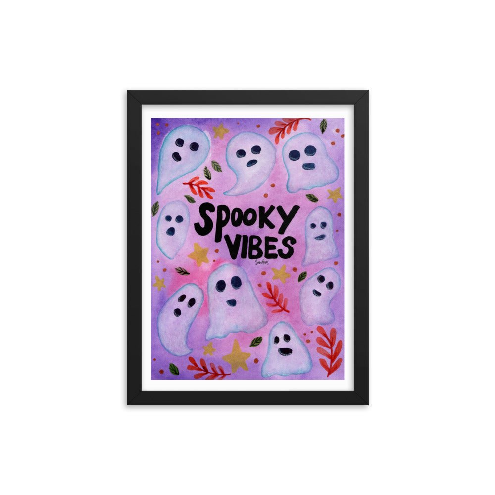 Framed Poster – Halloween Spooky Vibes 👻🎃 - SANDRAAS