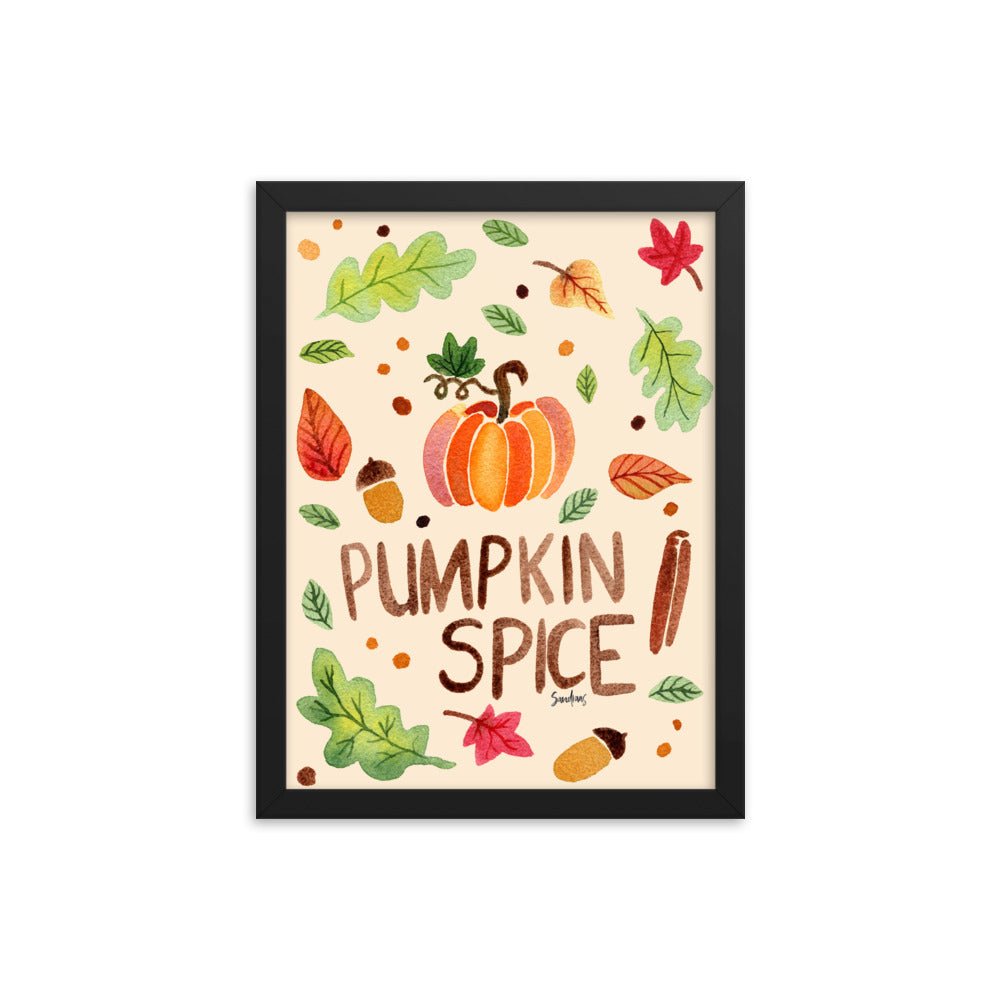 Framed Poster - Pumpkin Spice Cream 🎃🍂 - SANDRAAS
