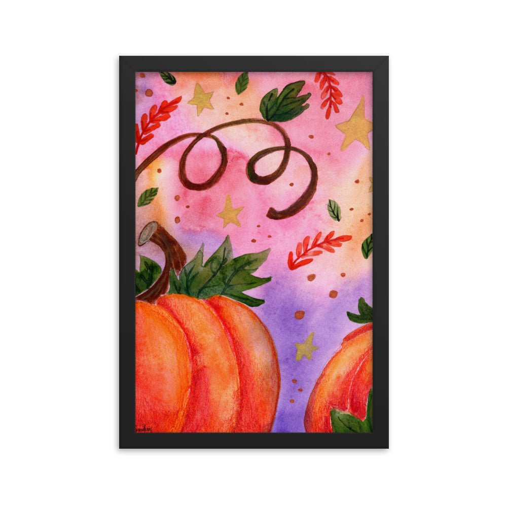 Framed Poster – Halloween Pumpkin 🎃 - SANDRAAS