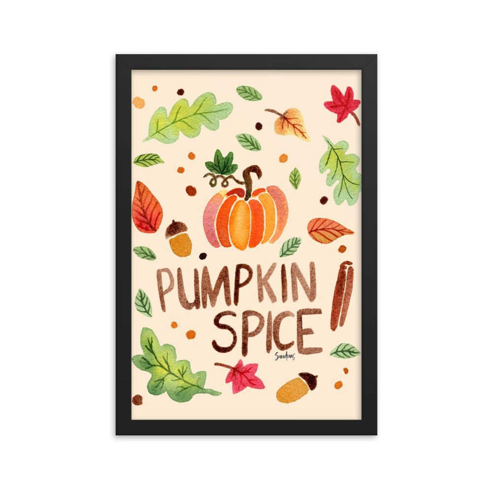 Framed Poster - Pumpkin Spice Cream 🎃🍂 - SANDRAAS