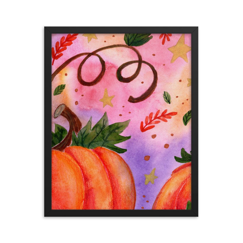 Framed Poster – Halloween Pumpkin 🎃 - SANDRAAS
