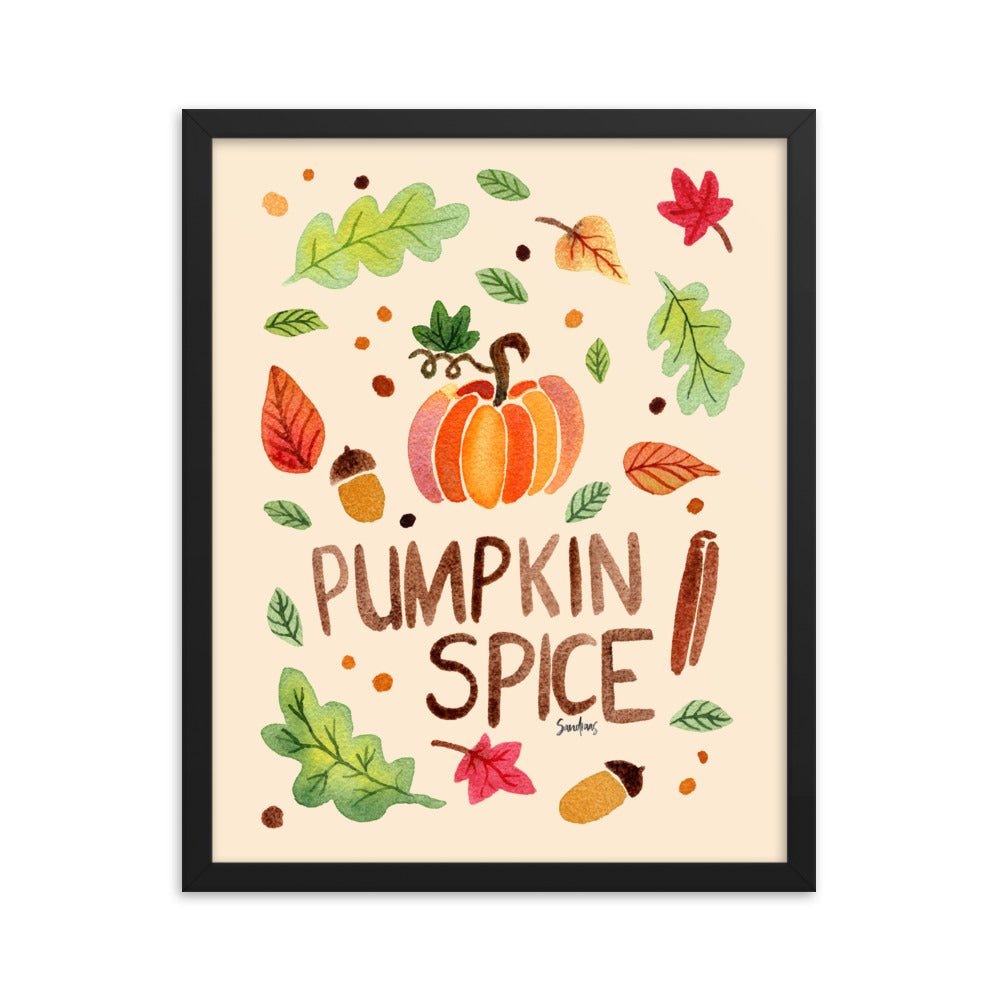 Framed Poster - Pumpkin Spice Cream 🎃🍂 - SANDRAAS
