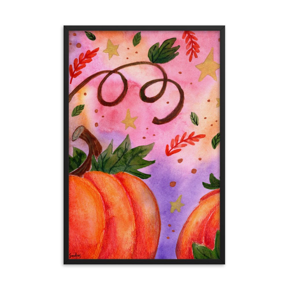 Framed Poster – Halloween Pumpkin 🎃 - SANDRAAS