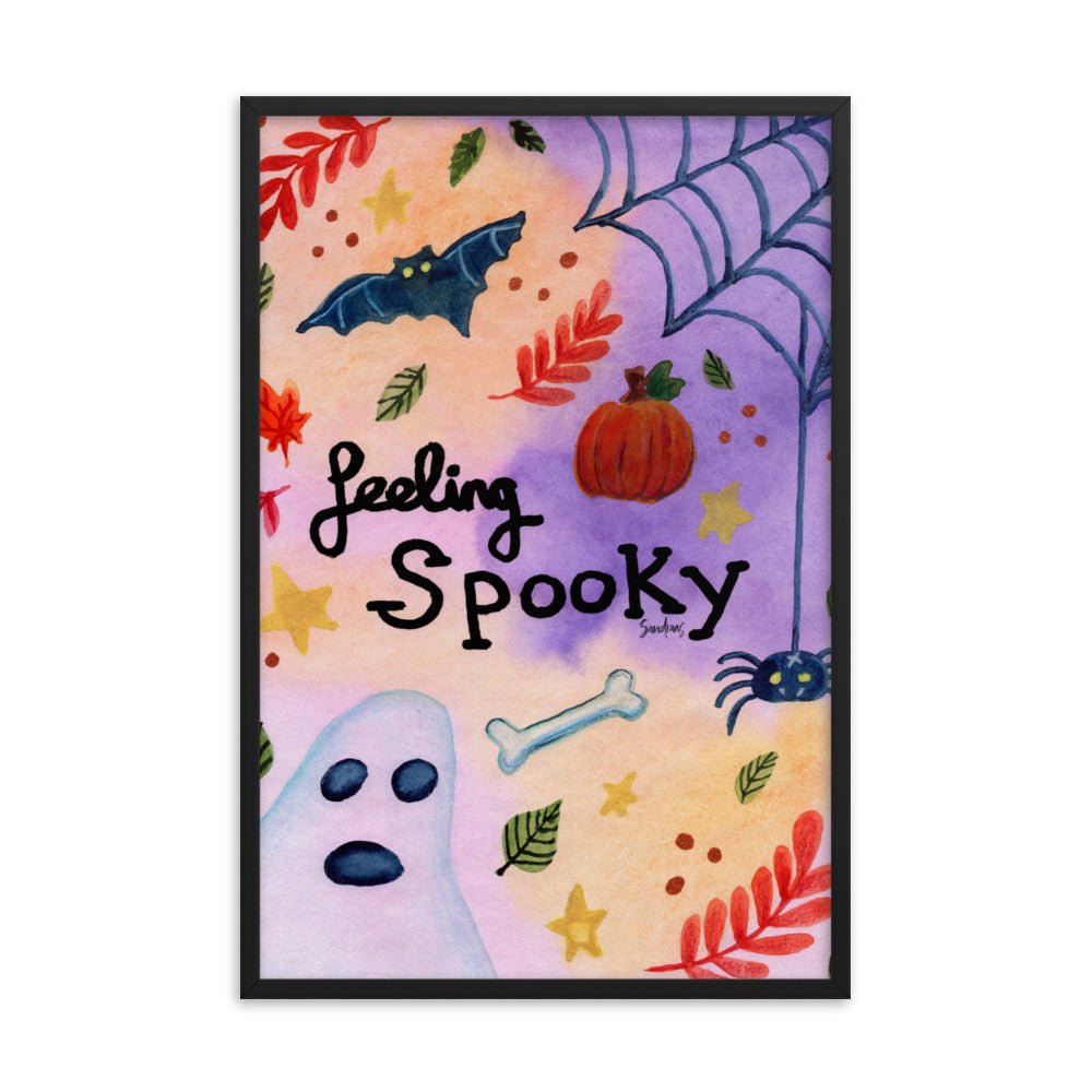 Framed Poster – Feeling Spooky 👻🕸️ - SANDRAAS