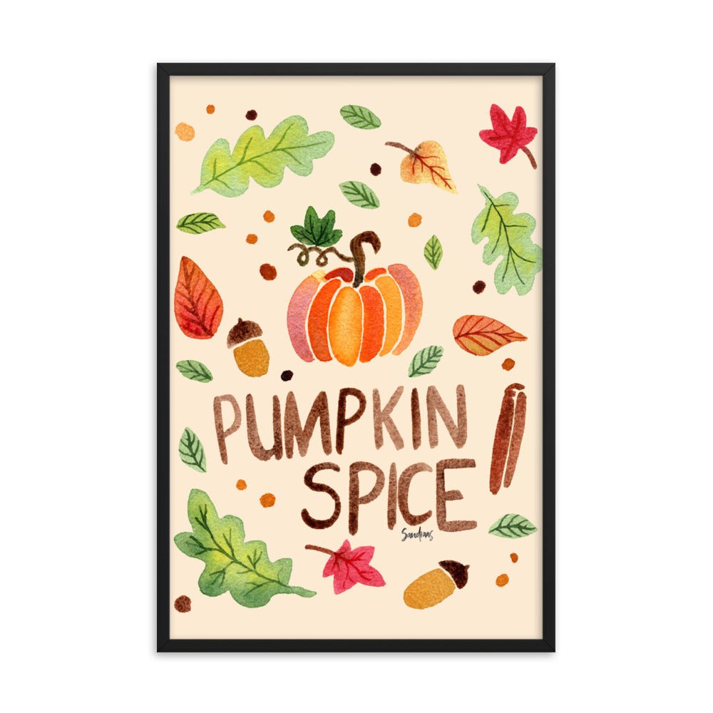 Framed Poster - Pumpkin Spice Cream 🎃🍂 - SANDRAAS