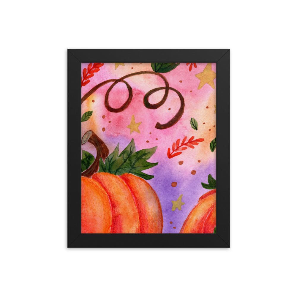 Framed Poster – Halloween Pumpkin 🎃 - SANDRAAS