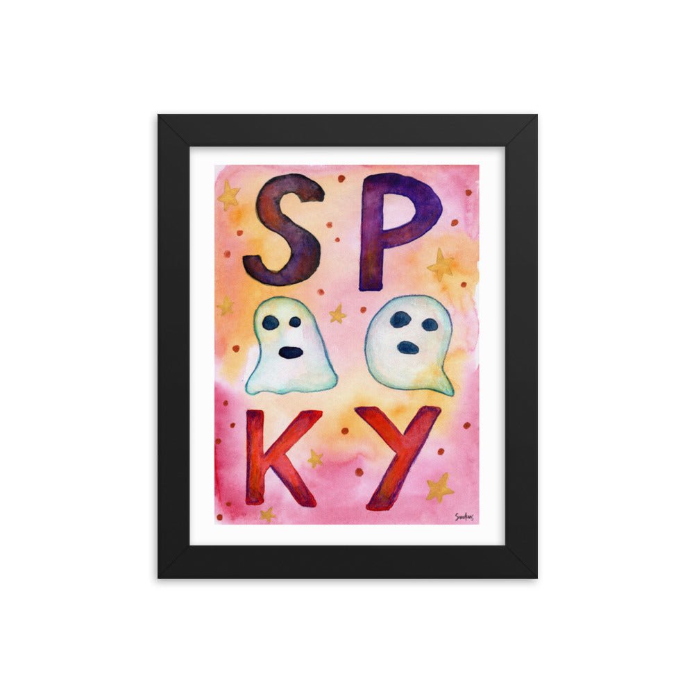 Framed Poster – Halloween "Spooky" 👻🎃 - SANDRAAS