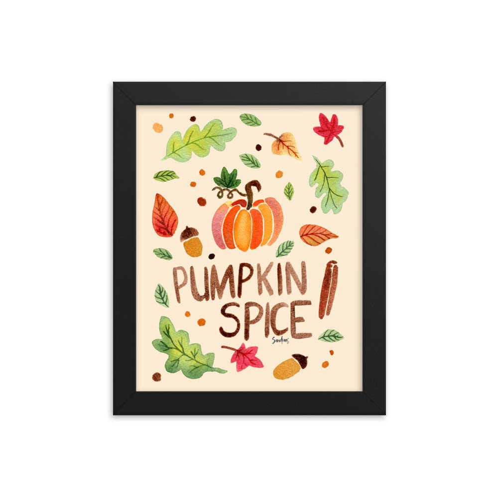 Framed Poster - Pumpkin Spice Cream 🎃🍂 - SANDRAAS