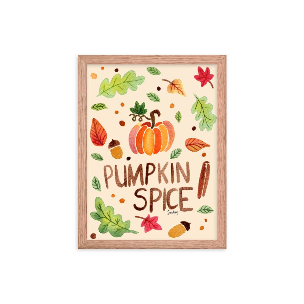Framed Poster - Pumpkin Spice Cream 🎃🍂 - SANDRAAS