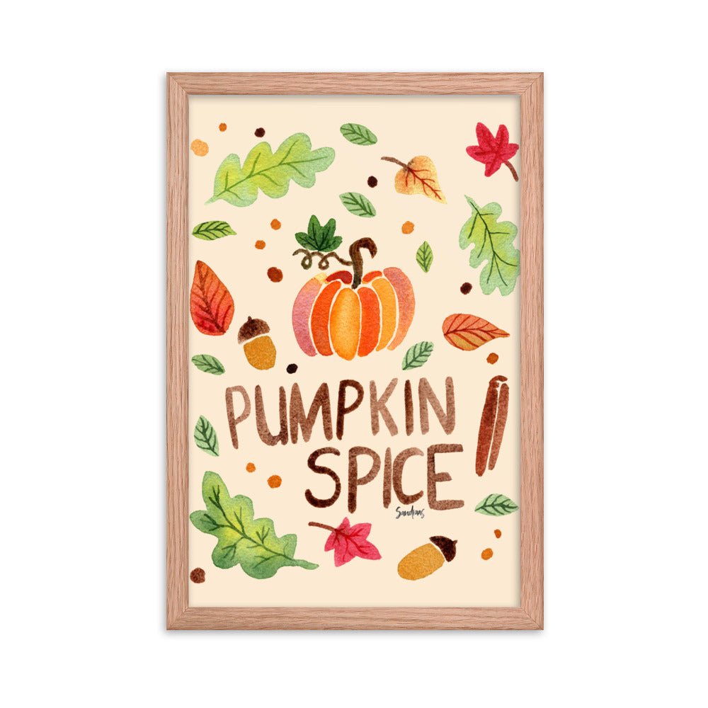 Framed Poster - Pumpkin Spice Cream 🎃🍂 - SANDRAAS