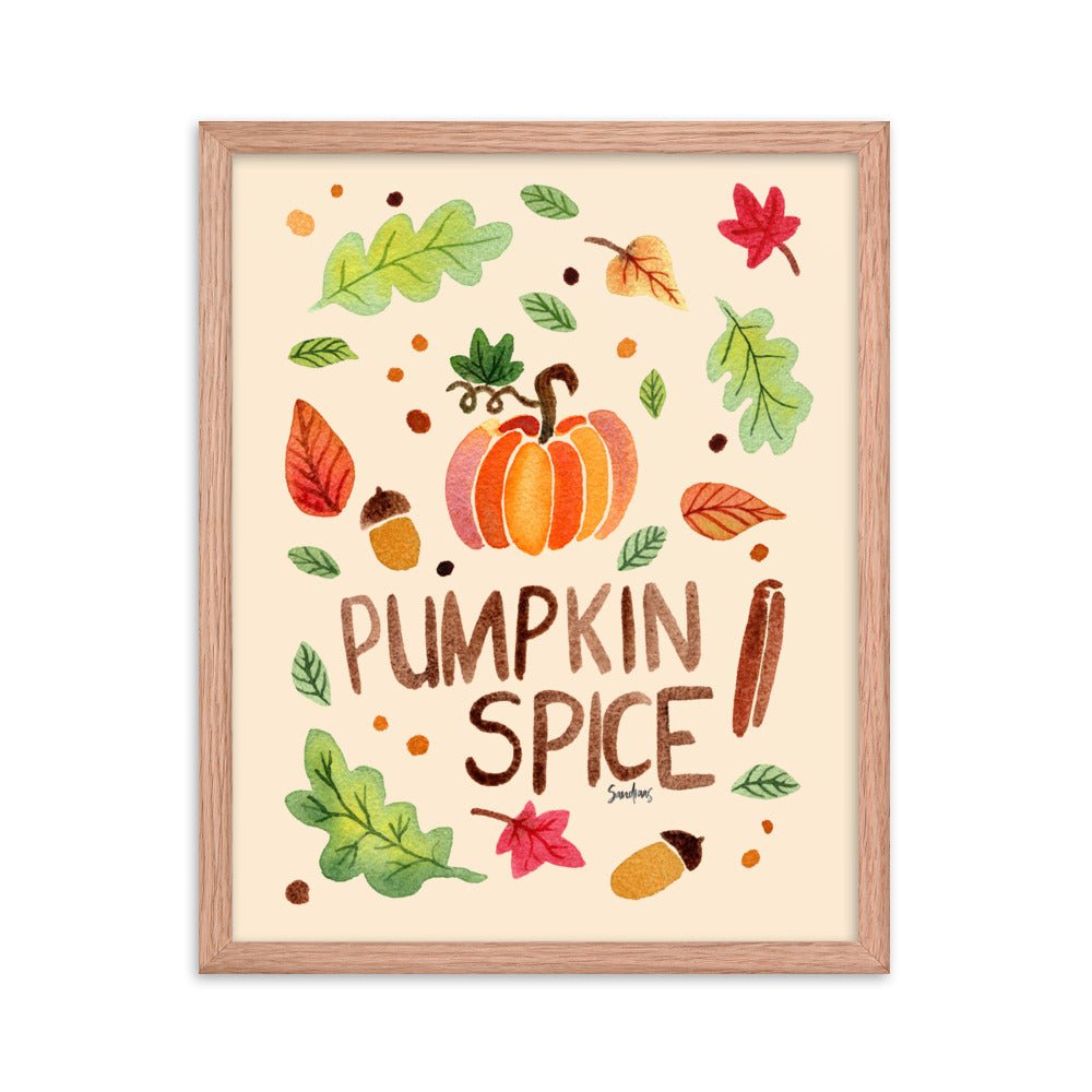 Framed Poster - Pumpkin Spice Cream 🎃🍂 - SANDRAAS