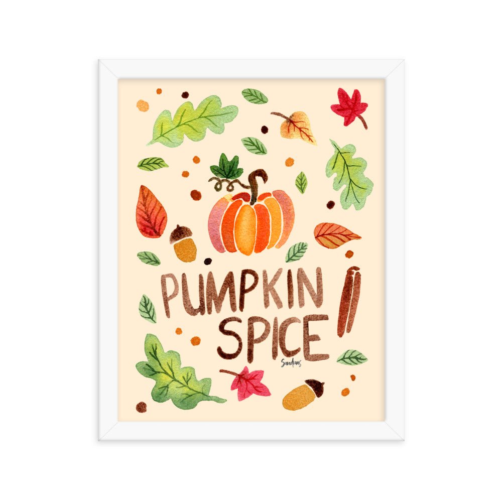 Framed Poster - Pumpkin Spice Cream 🎃🍂 - SANDRAAS