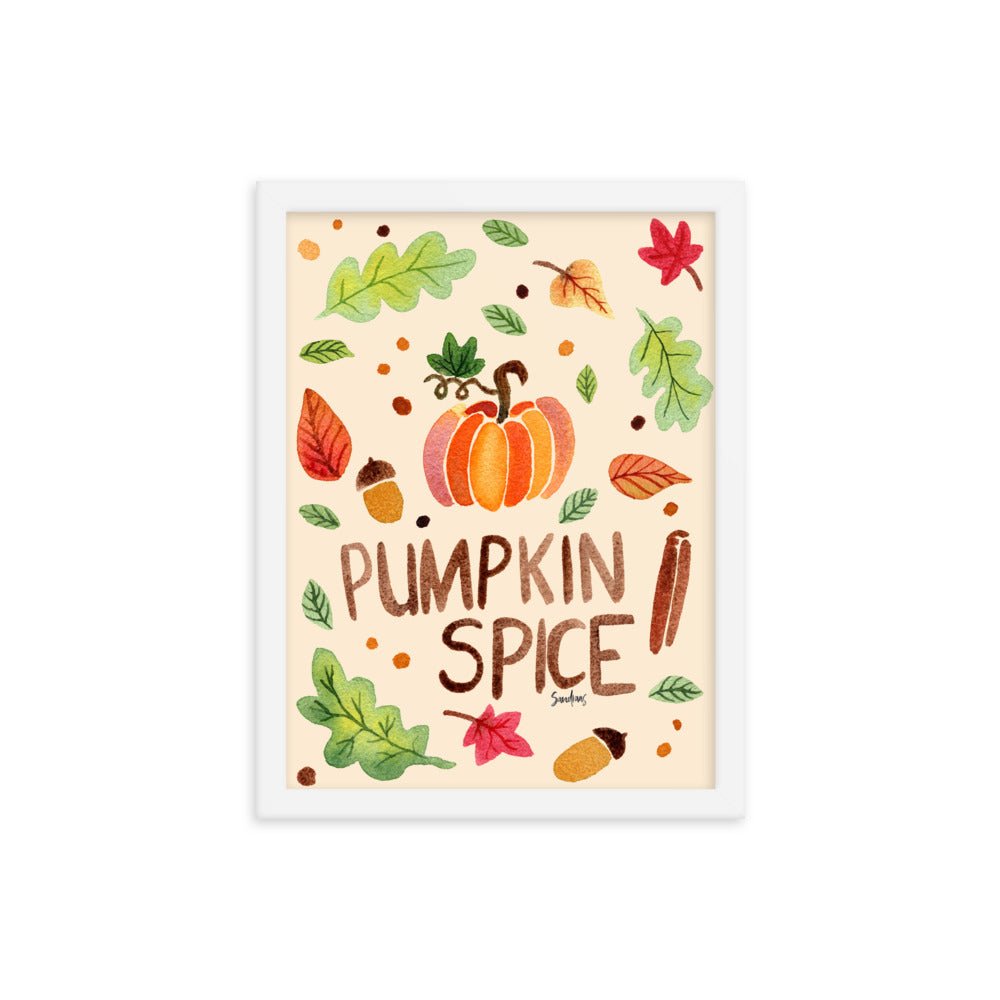 Framed Poster - Pumpkin Spice Cream 🎃🍂 - SANDRAAS