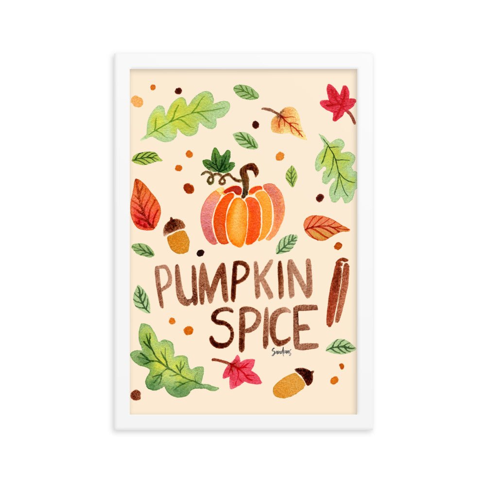 Framed Poster - Pumpkin Spice Cream 🎃🍂 - SANDRAAS