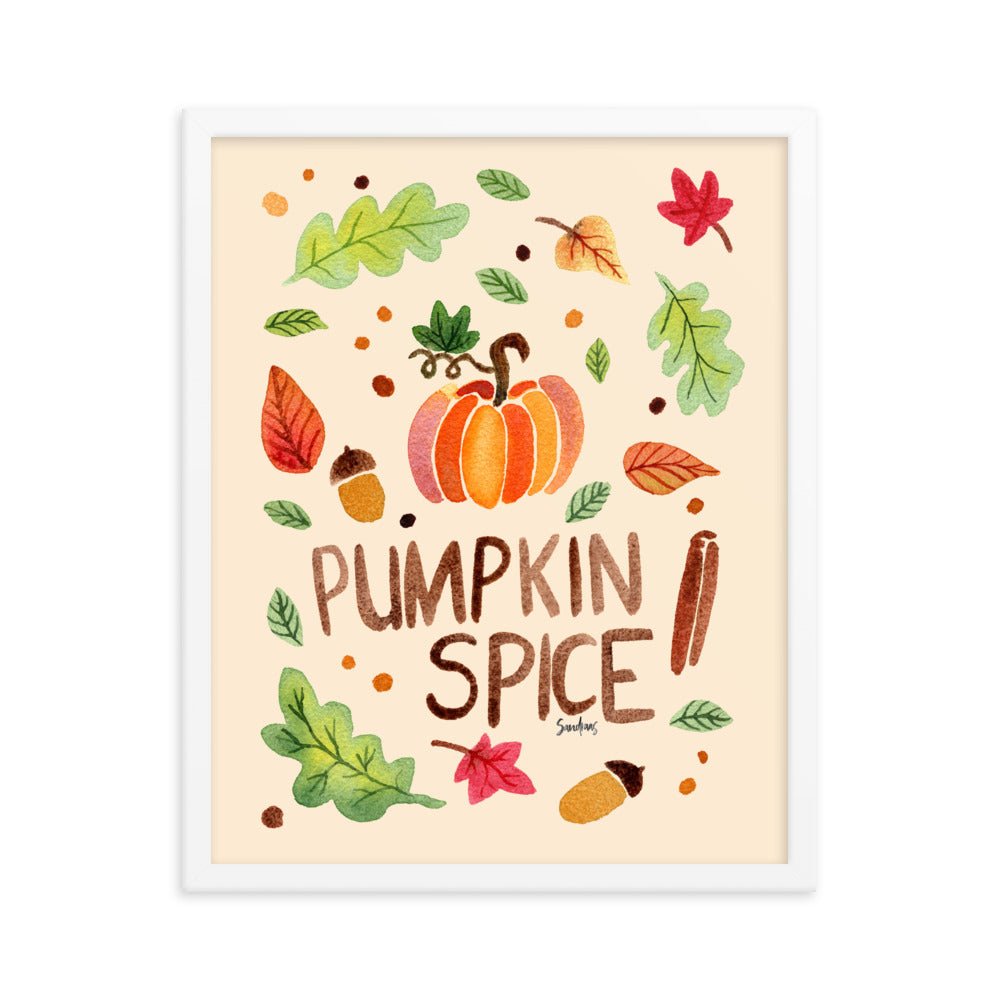 Framed Poster - Pumpkin Spice Cream 🎃🍂 - SANDRAAS