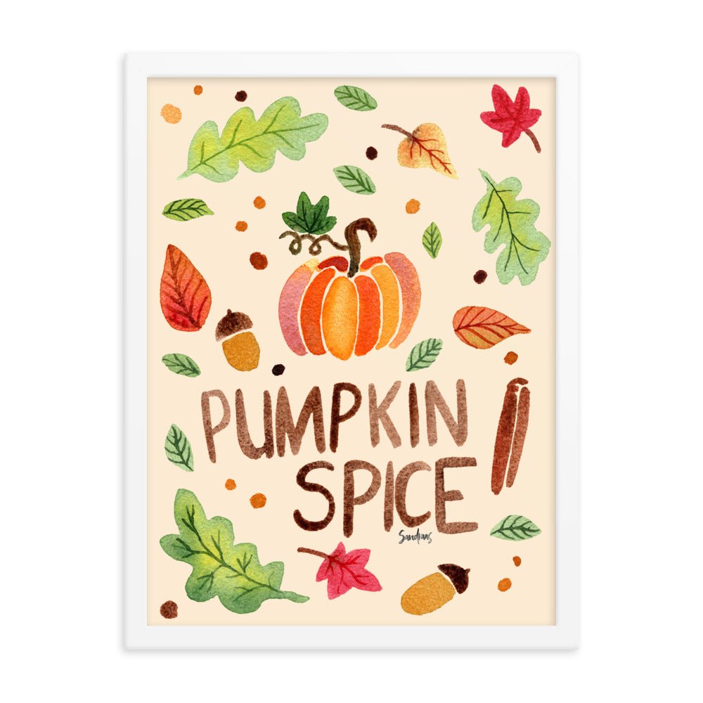 Framed Poster - Pumpkin Spice Cream 🎃🍂 - SANDRAAS