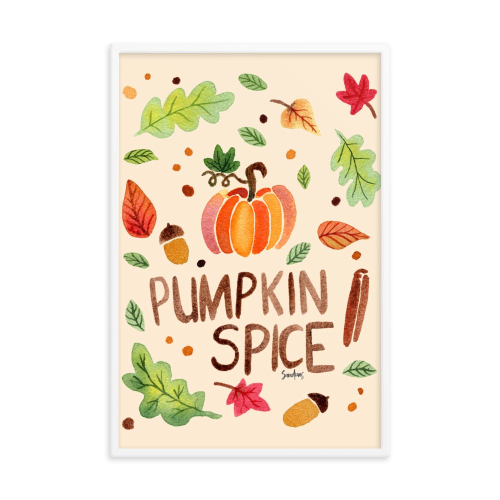Framed Poster - Pumpkin Spice Cream 🎃🍂 - SANDRAAS