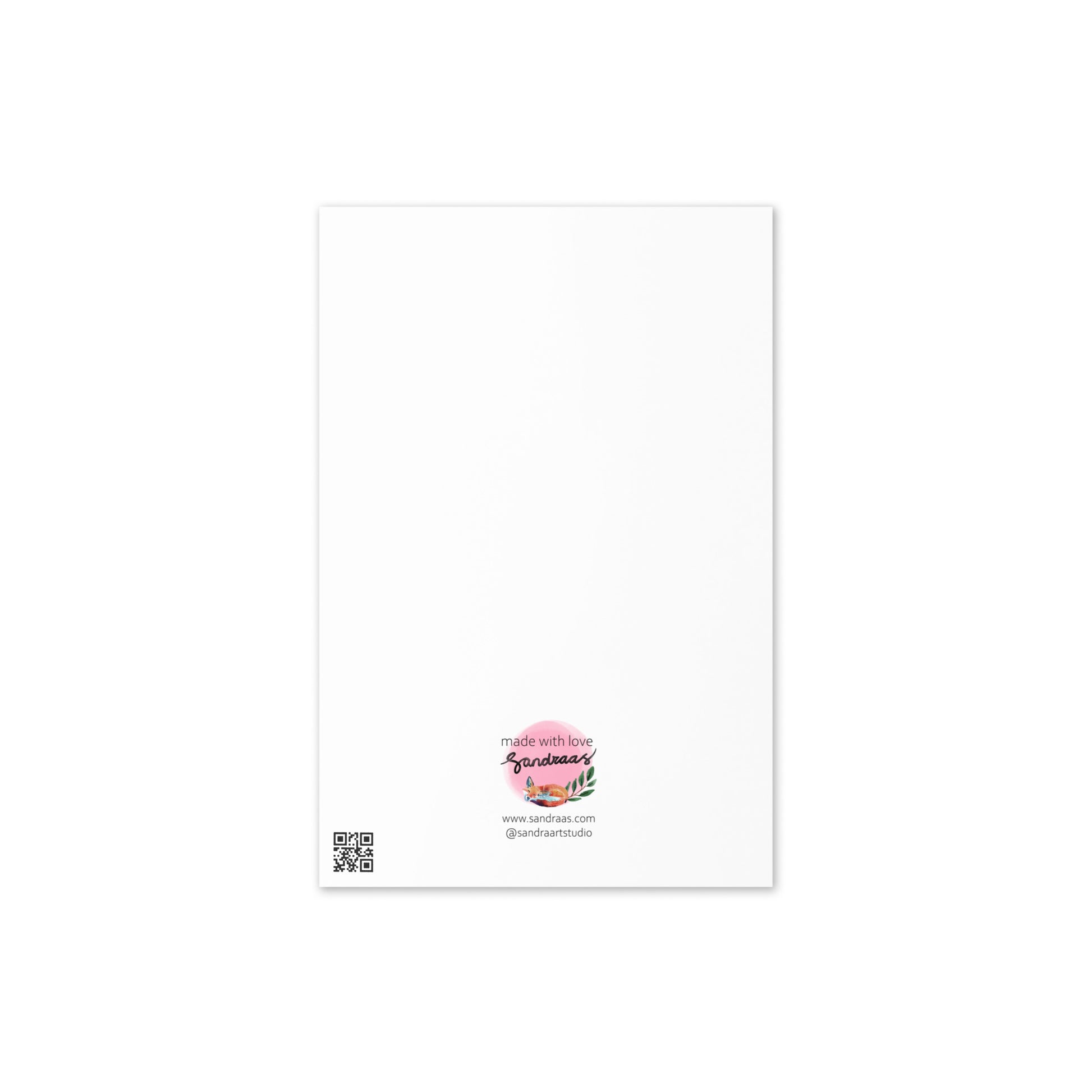 Happy Birthday Card – Watercolor Cupcakes on Pink Background - SANDRAAS