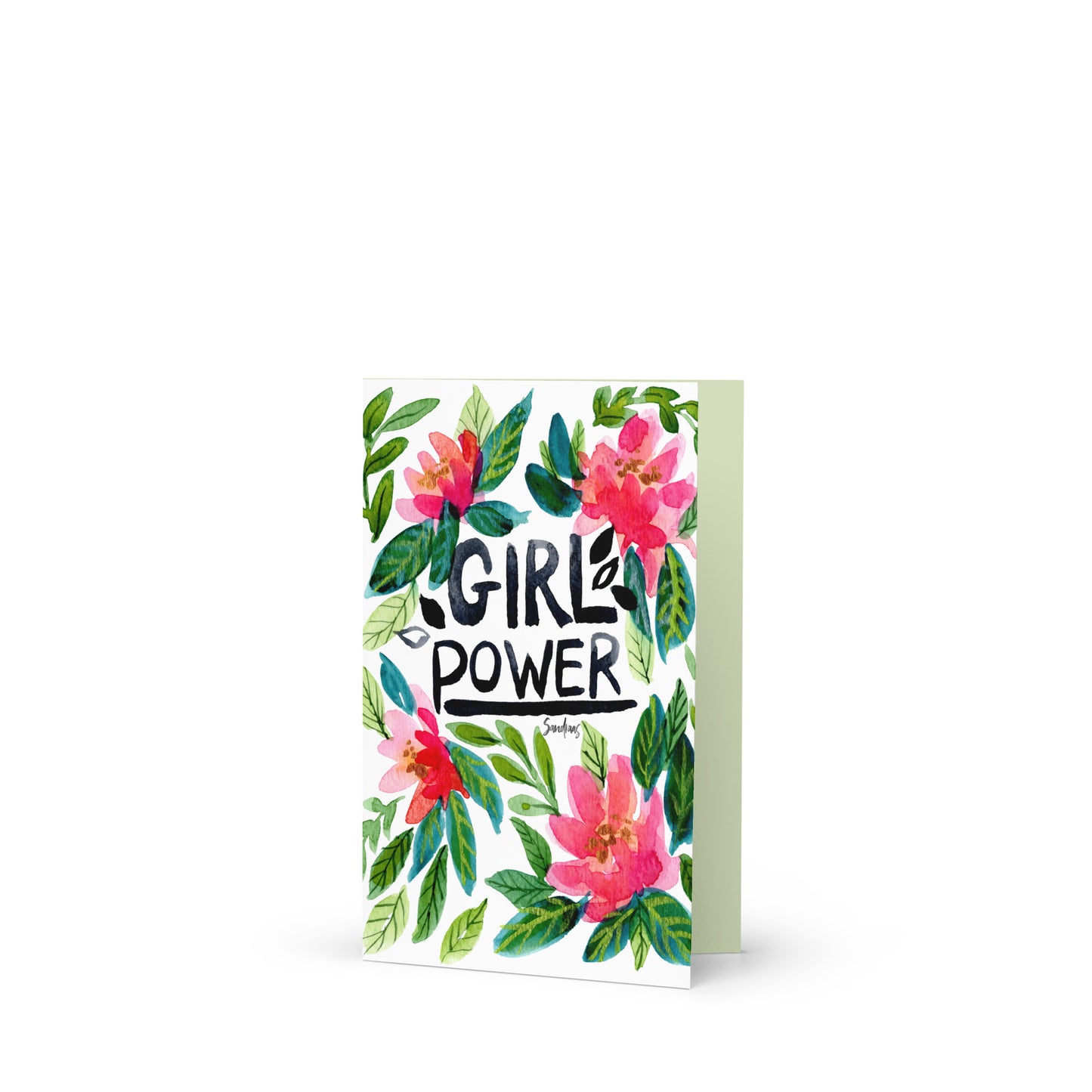 🌸 Greeting Card – Girl Power 💪💌 - SANDRAAS