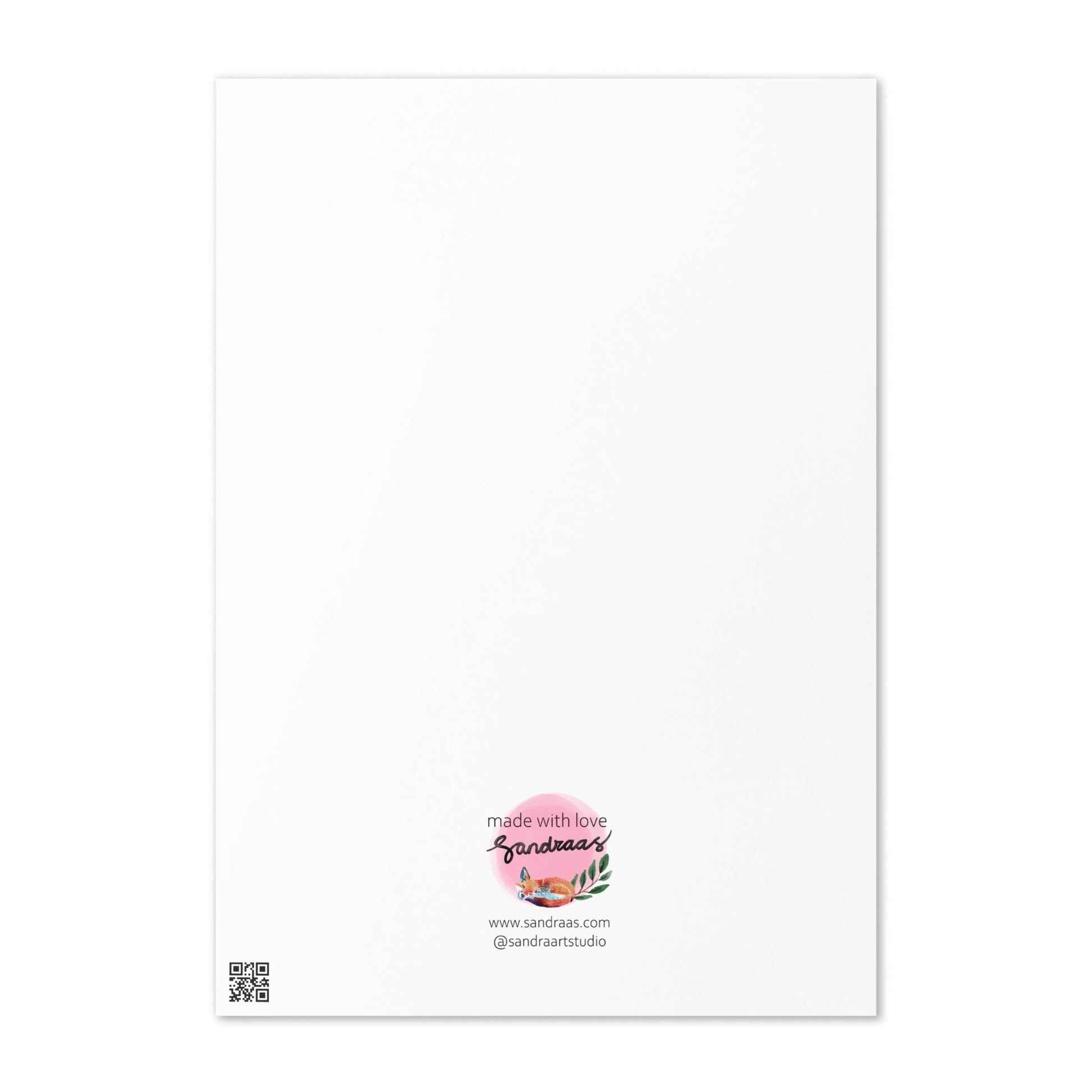 Happy Birthday Card – Cool Party Cat in Watercolor - SANDRAAS