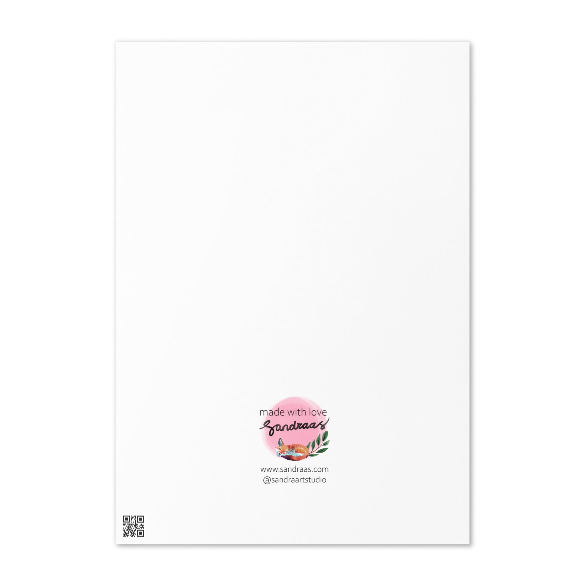 Happy Birthday Card – Whimsical Watercolor Cats - SANDRAAS