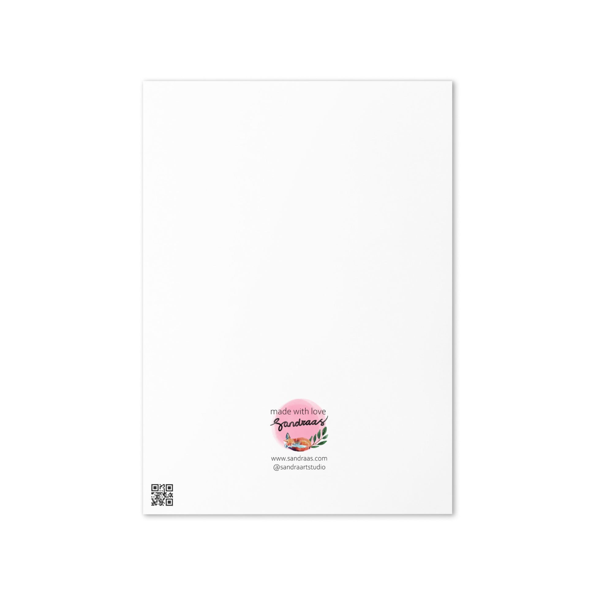 Happy Birthday Card – Whimsical Watercolor Cats - SANDRAAS