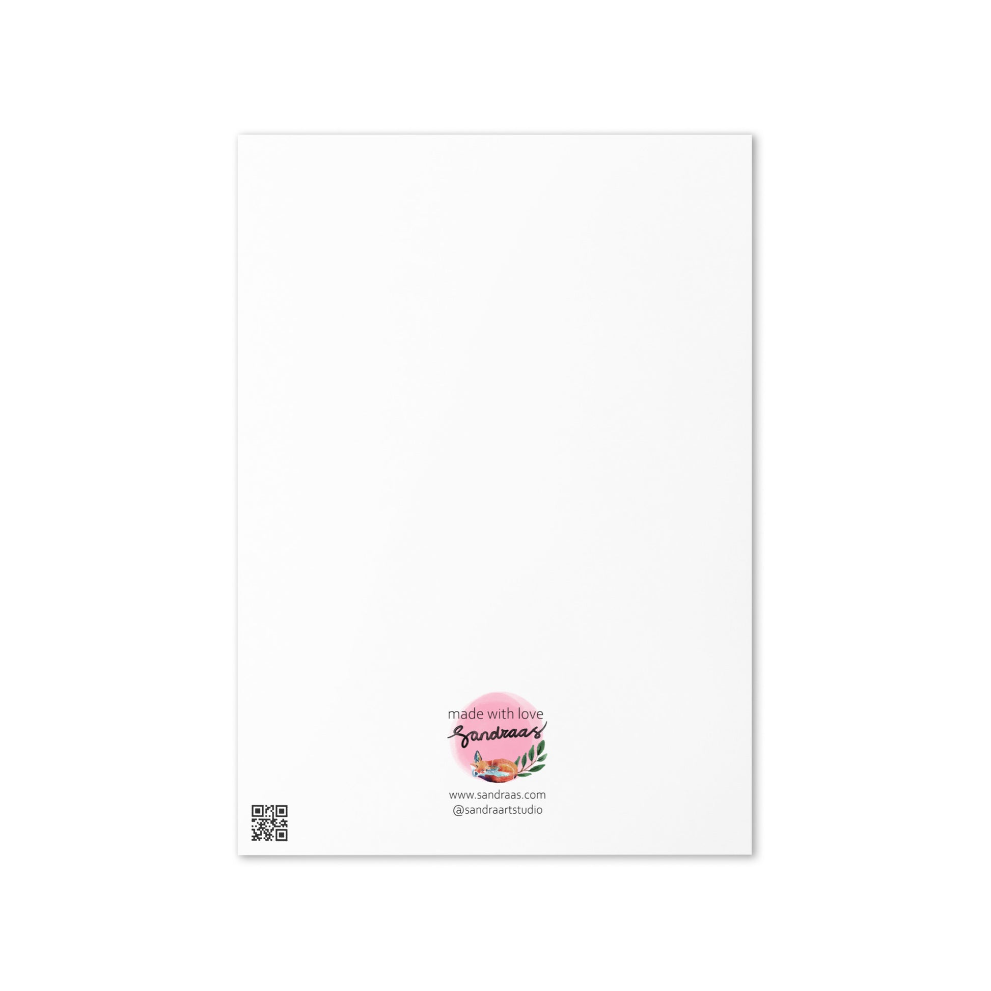 Happy Birthday Card – Watercolor Cupcakes on Pink Background - SANDRAAS