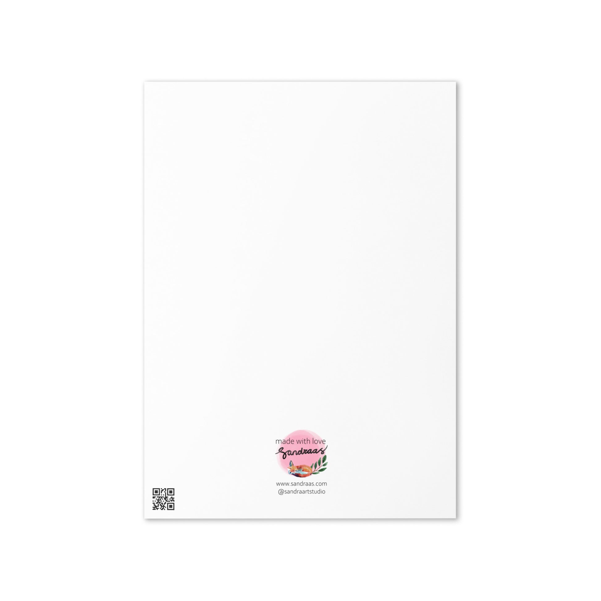 Happy Birthday Card – Cool Party Cat in Watercolor - SANDRAAS