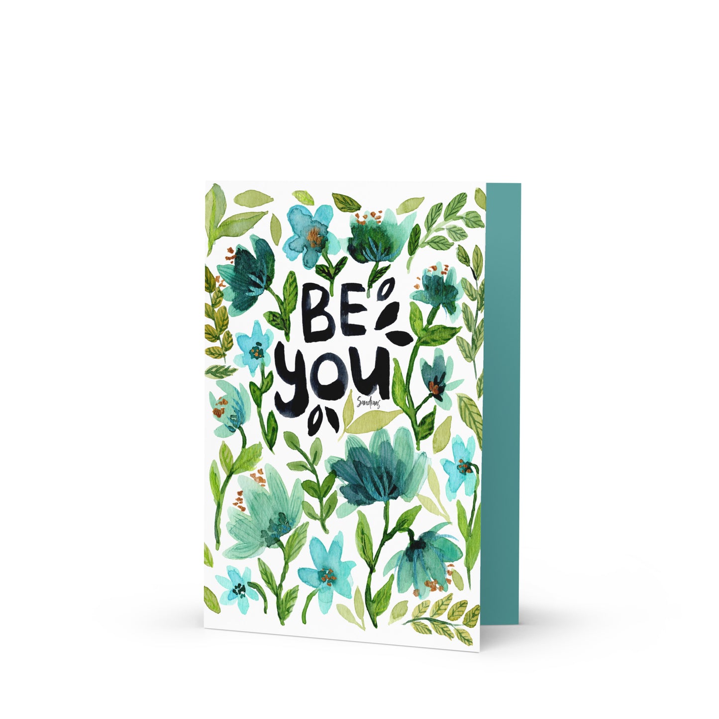🌿 Greeting Card – Be You 💙💌 - SANDRAAS