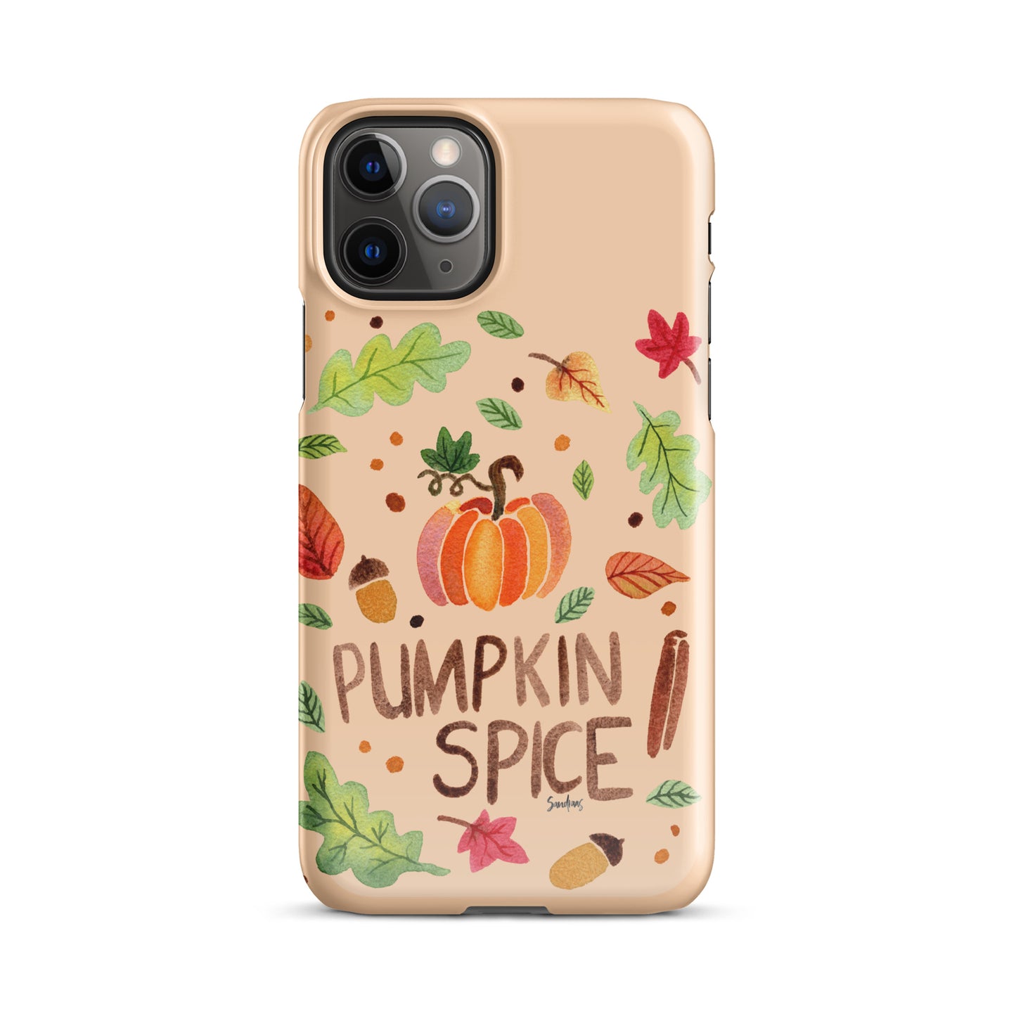 Snap Case for iPhone® - Pumpkin Spice Orange 🎃🍂 - iPhone Case - SANDRAAS