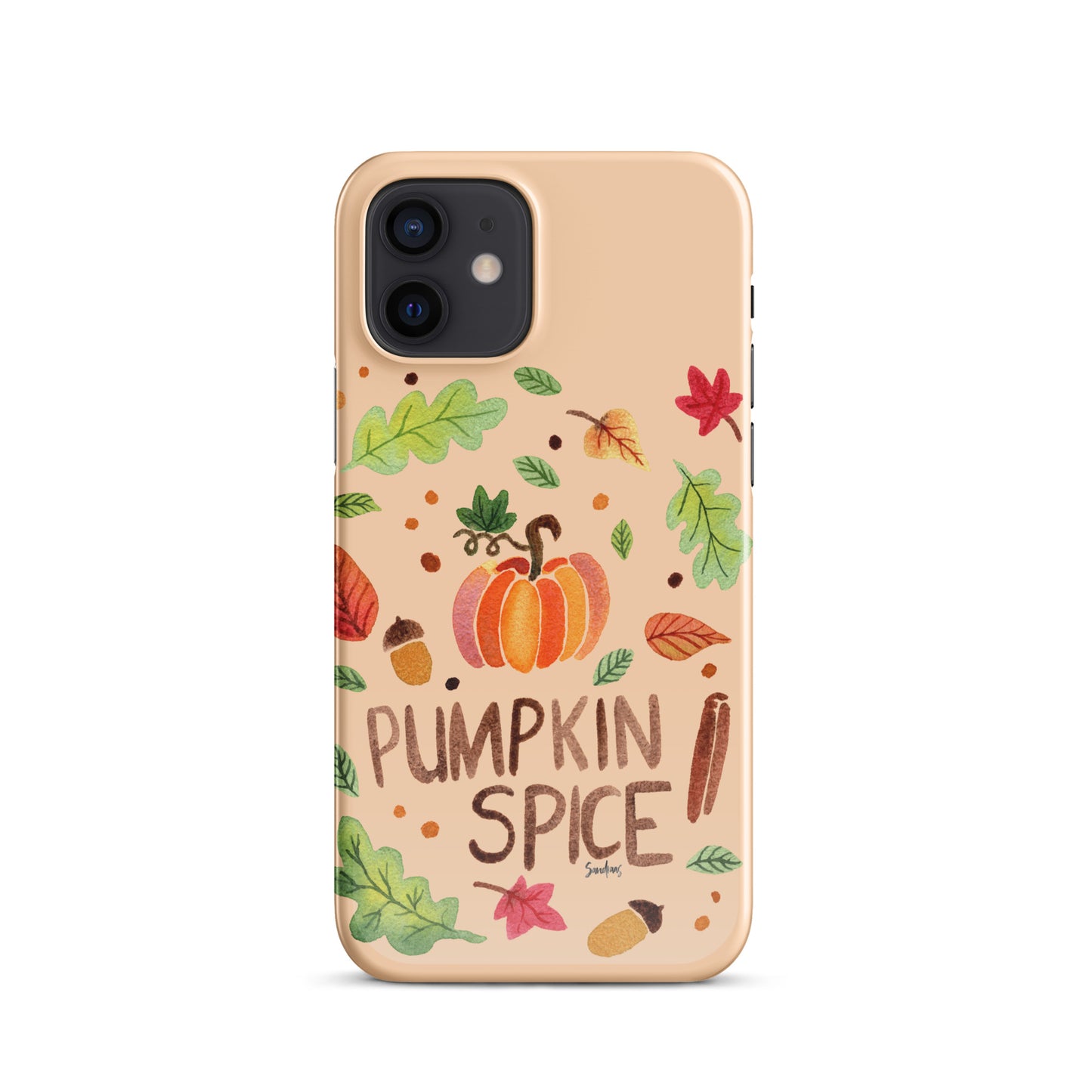 Snap Case for iPhone® - Pumpkin Spice Orange 🎃🍂 - iPhone Case - SANDRAAS