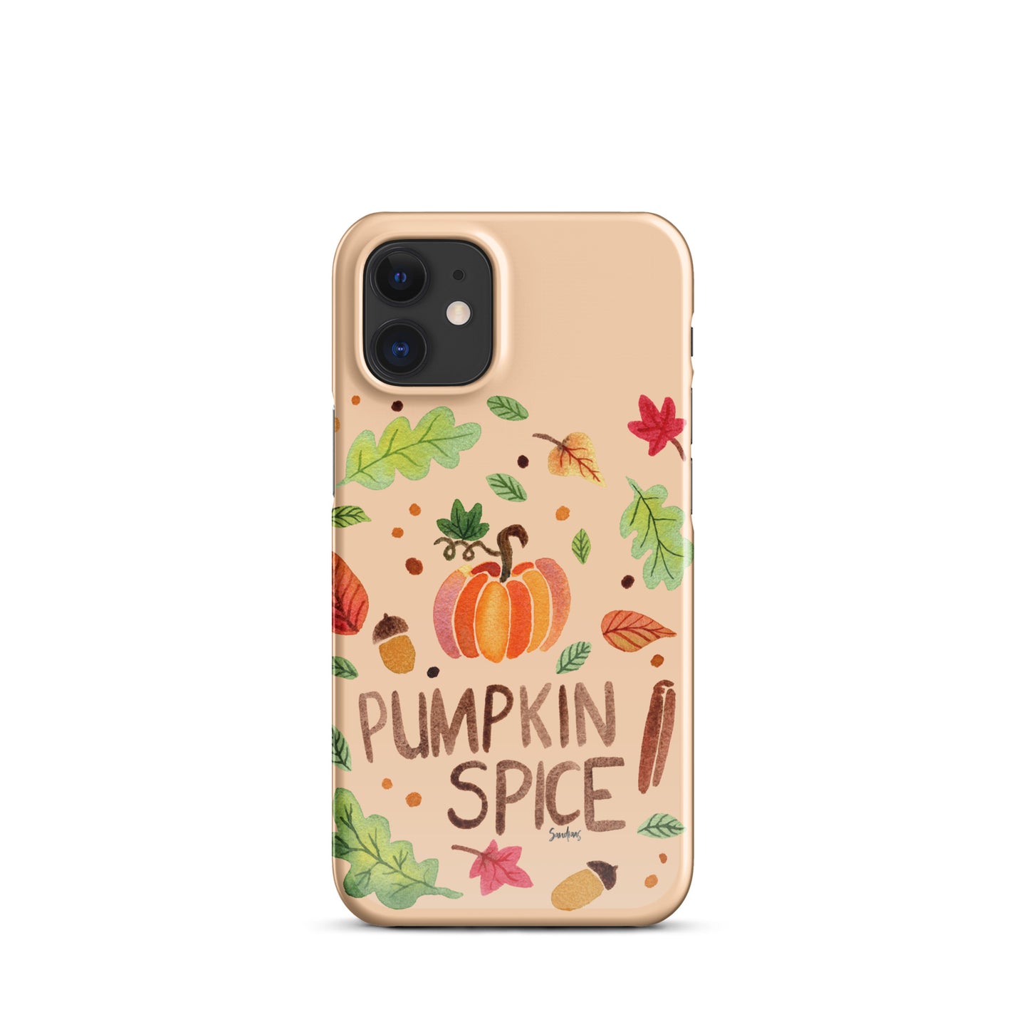 Snap Case for iPhone® - Pumpkin Spice Orange 🎃🍂 - iPhone Case - SANDRAAS