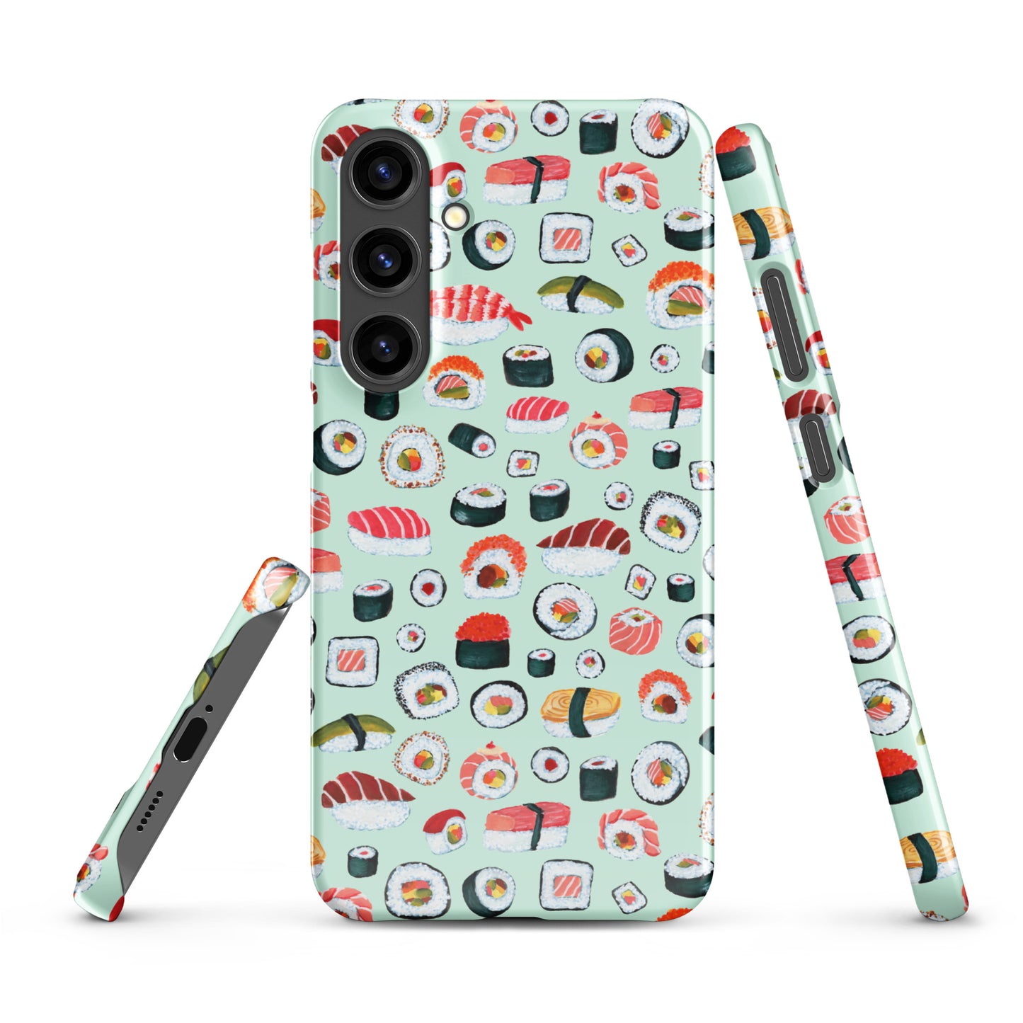 🍣 Snap Samsung® Case – Sushi (Mint) 💚📱Samsung case - SANDRAAS
