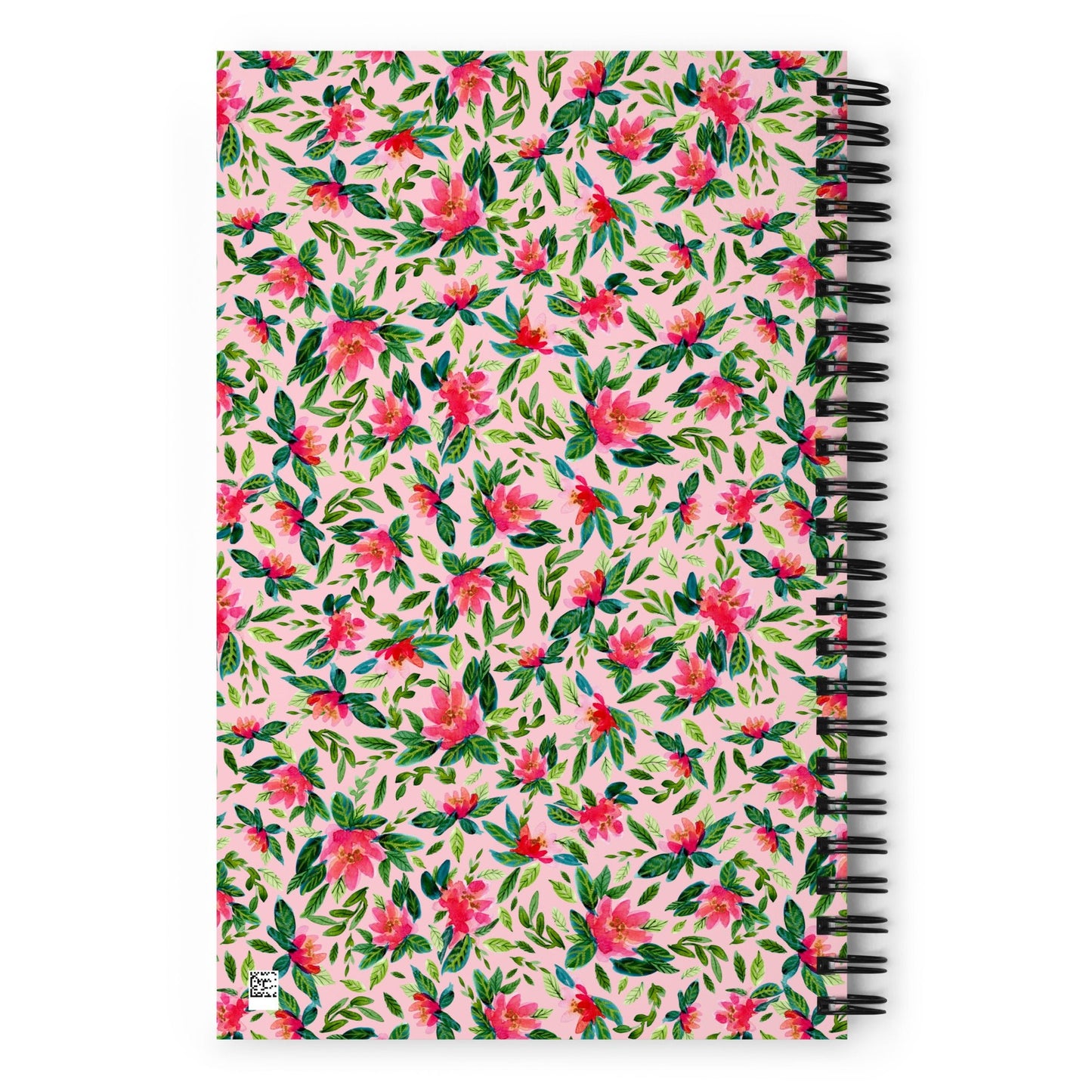 💪 “Girl Power” Spiral Notebook – Pink Floral Edition 🌸 - SANDRAAS