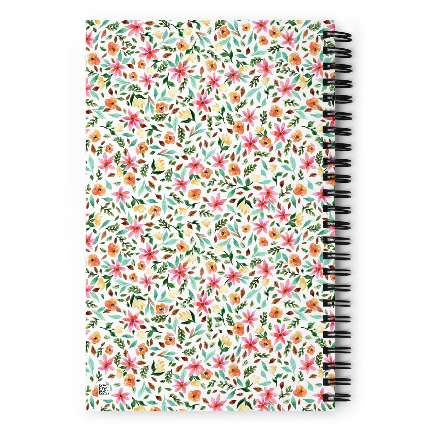 🌼 “Living My Best Life” Spiral Notebook – White - Floral Edition ✨ - SANDRAAS