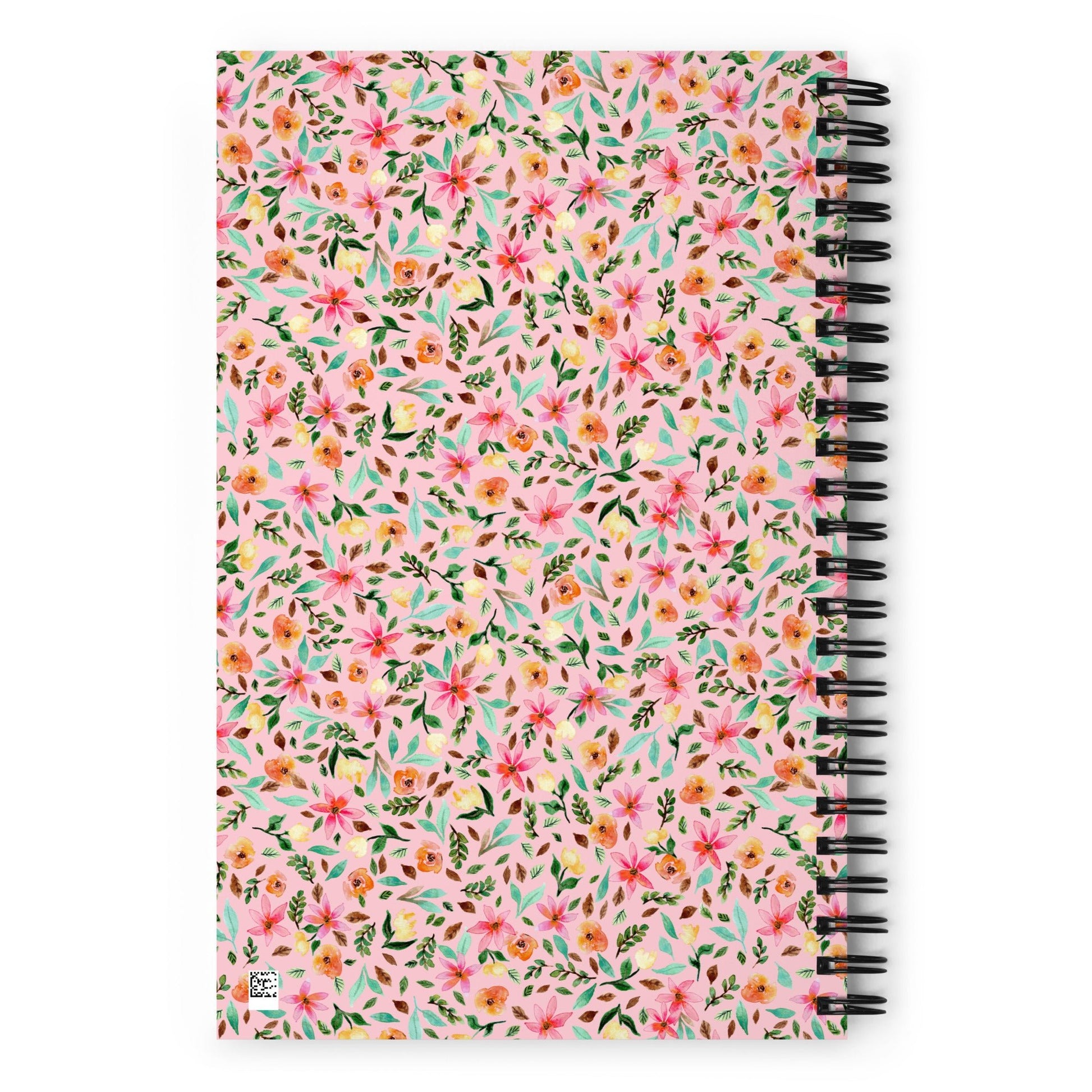 🌸 “Living My Best Life” Spiral Notebook – Pink Floral Edition ✨ - SANDRAAS