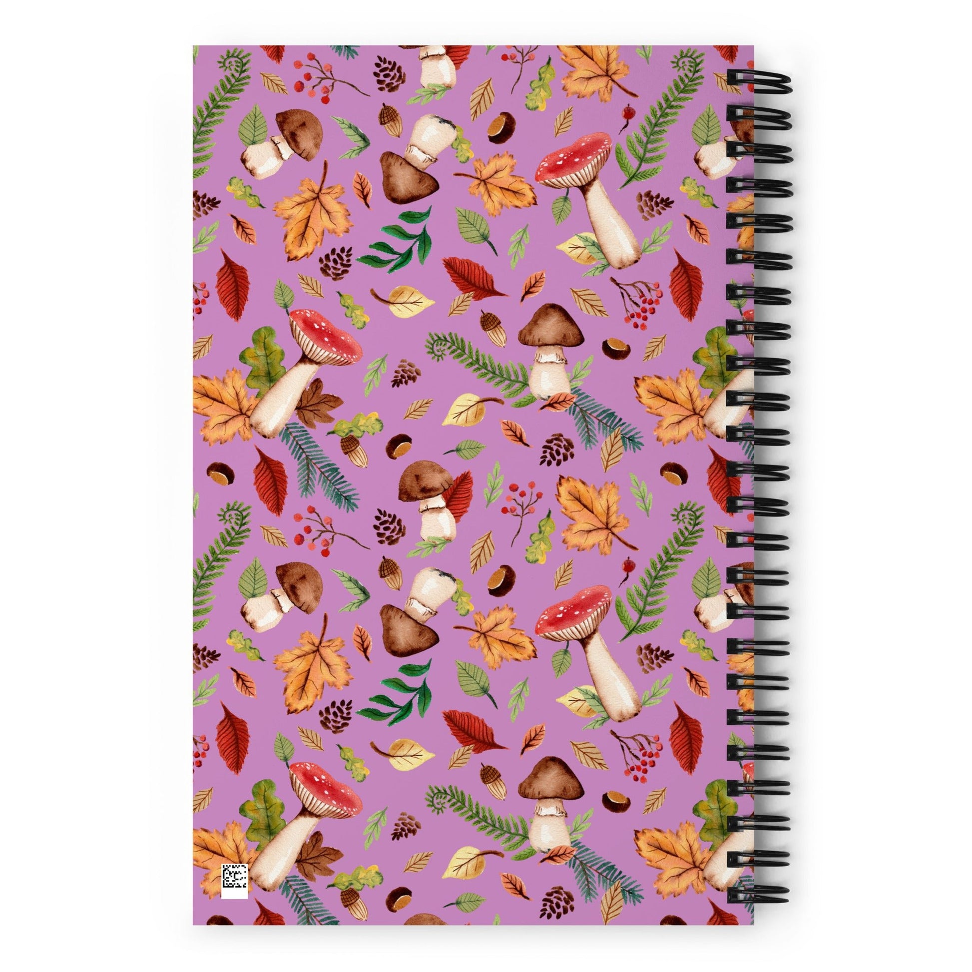 Purple Autumn Nature Spiral Notebook – Cozy & Inspiring for Fall 🍂📖 - SANDRAAS
