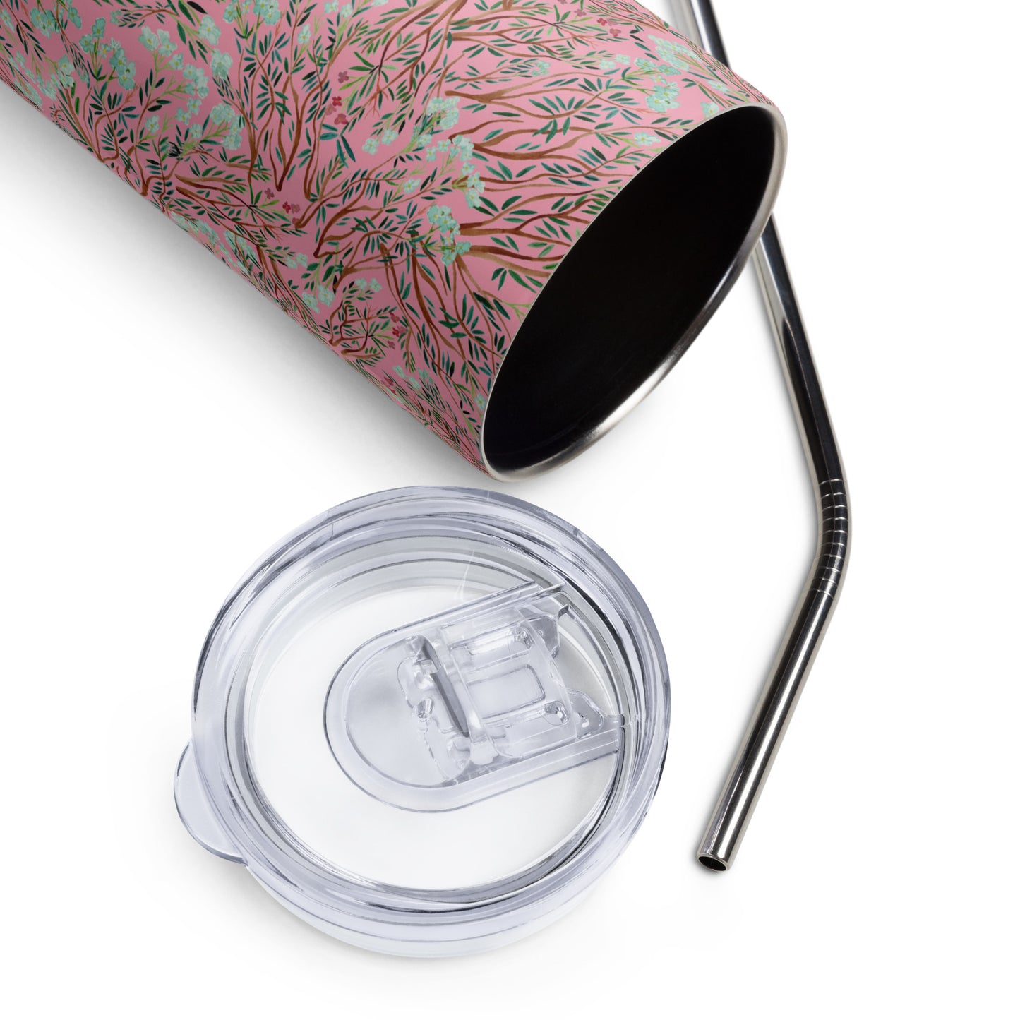 Stainless steel tumbler - Oleander Pink - SANDRAAS