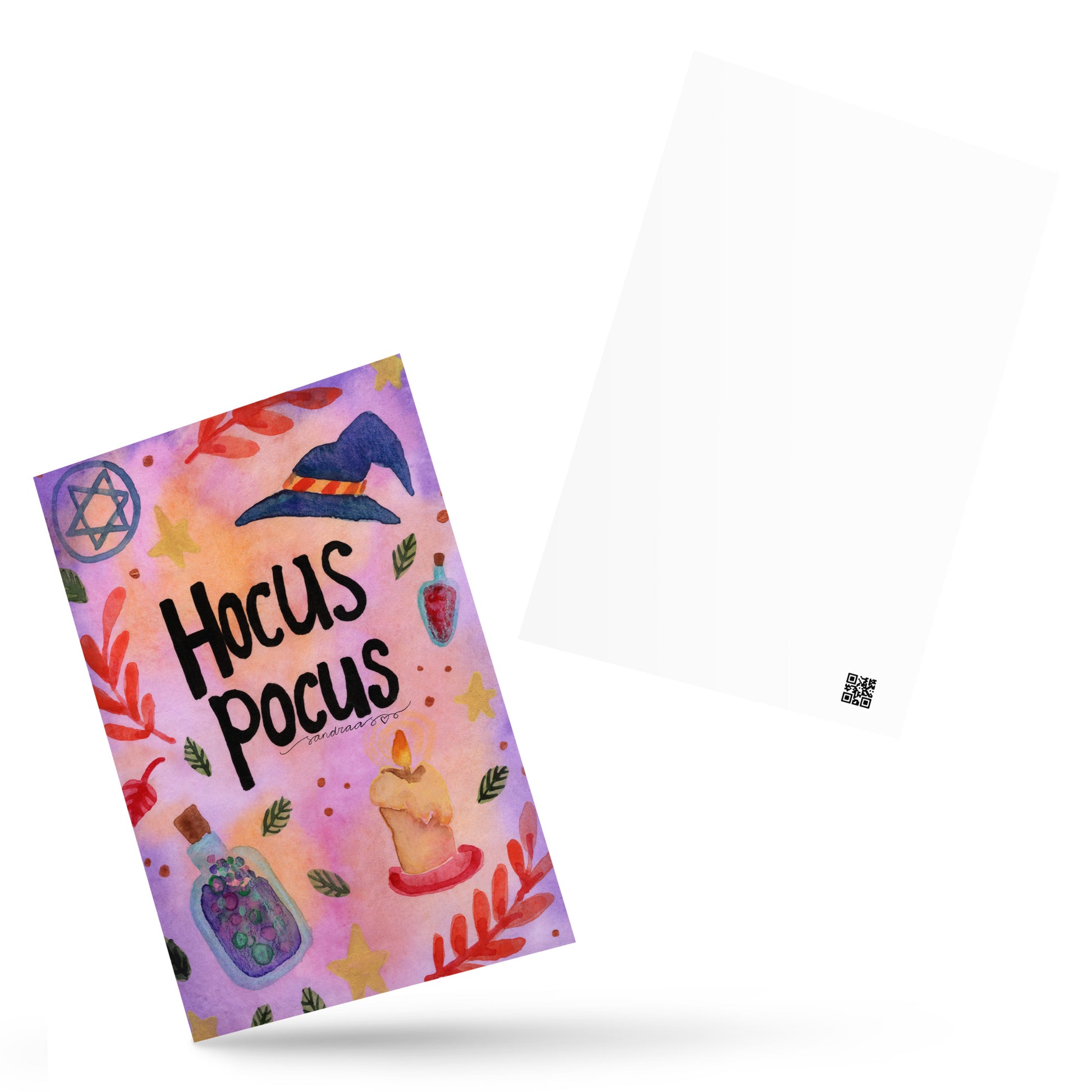Standard Postcard – Halloween Card Hocus Pocus ✨🧙♀️ - SANDRAAS