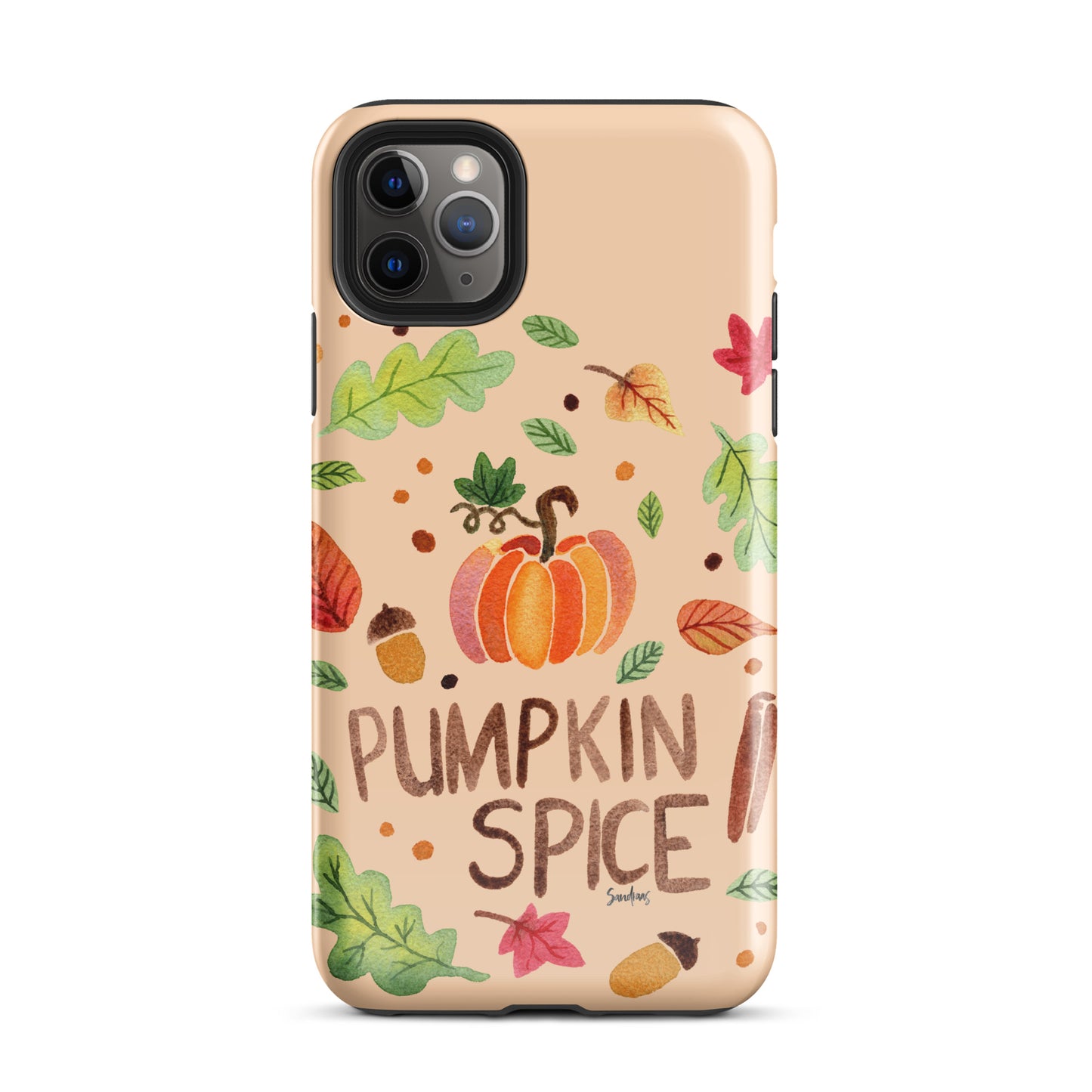 Tough Case for iPhone® - Pumpkin Spice Orange 🎃🍂 - iPhone Case -  SANDRAAS